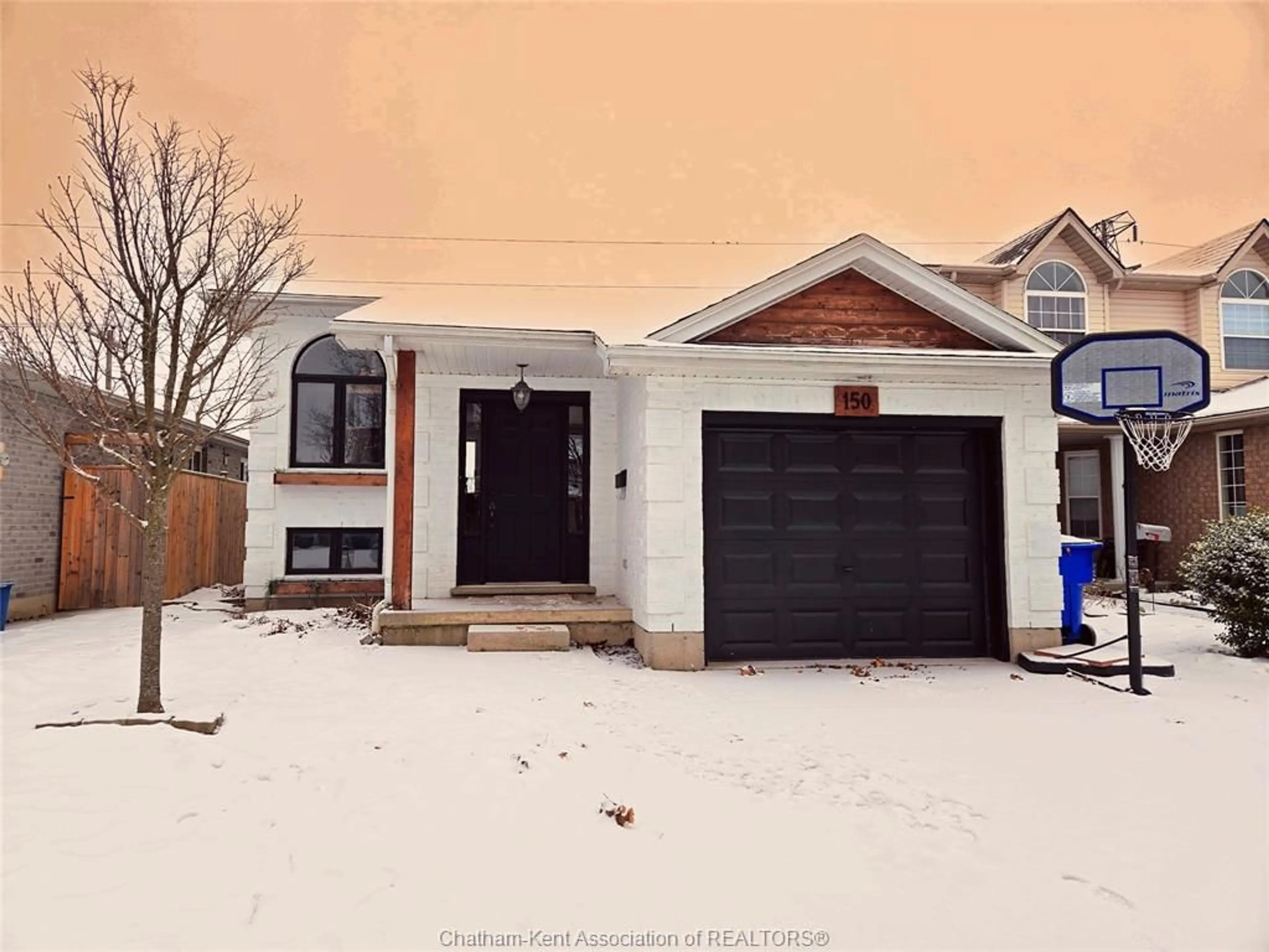 Home with brick exterior material, street for 150 Bristol Dr, Chatham Ontario N7M6K8