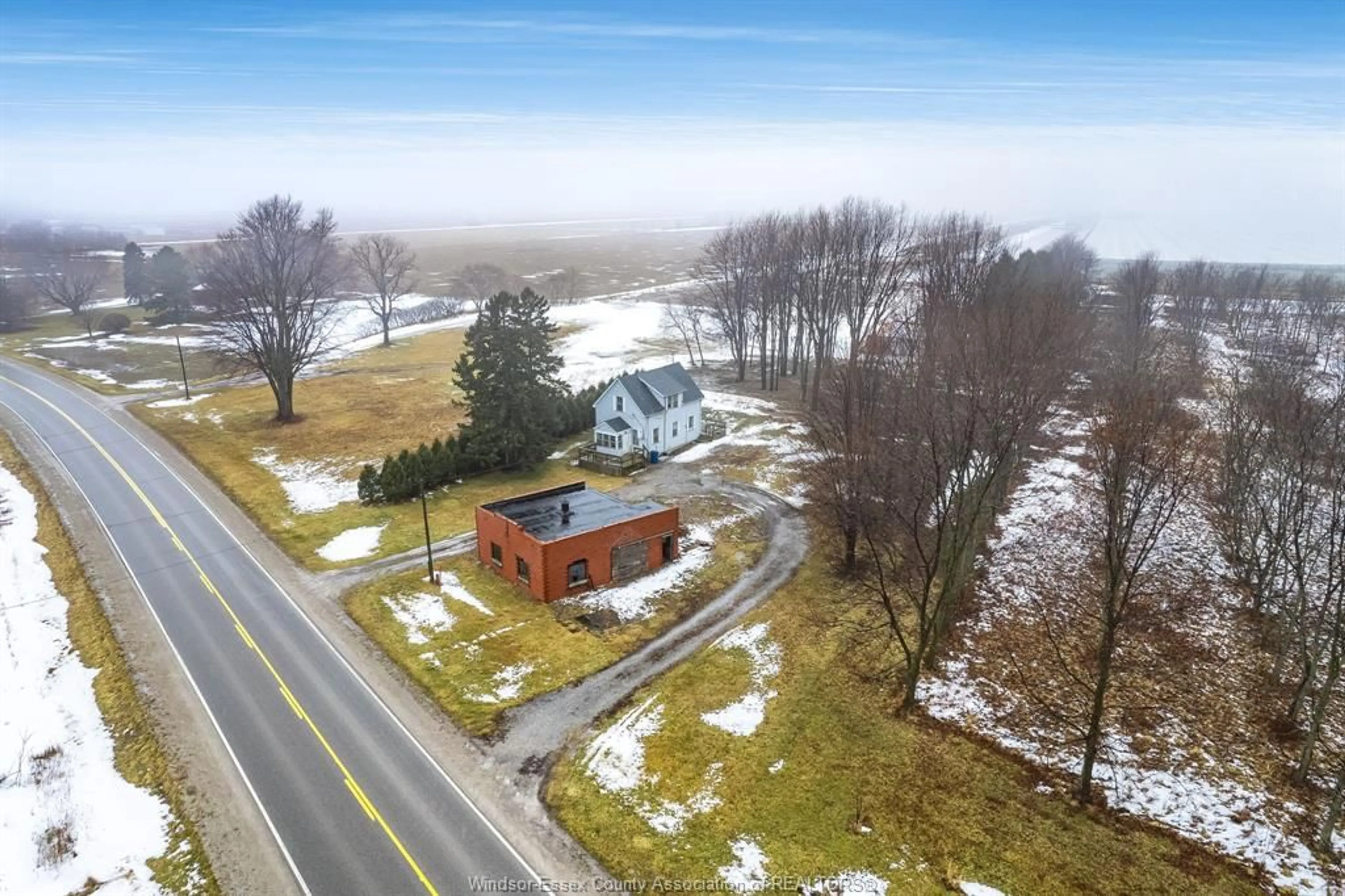 A pic from outside/outdoor area/front of a property/back of a property/a pic from drone, unknown for 2855 Talbot Trail, Wheatley Ontario N0P 2P0