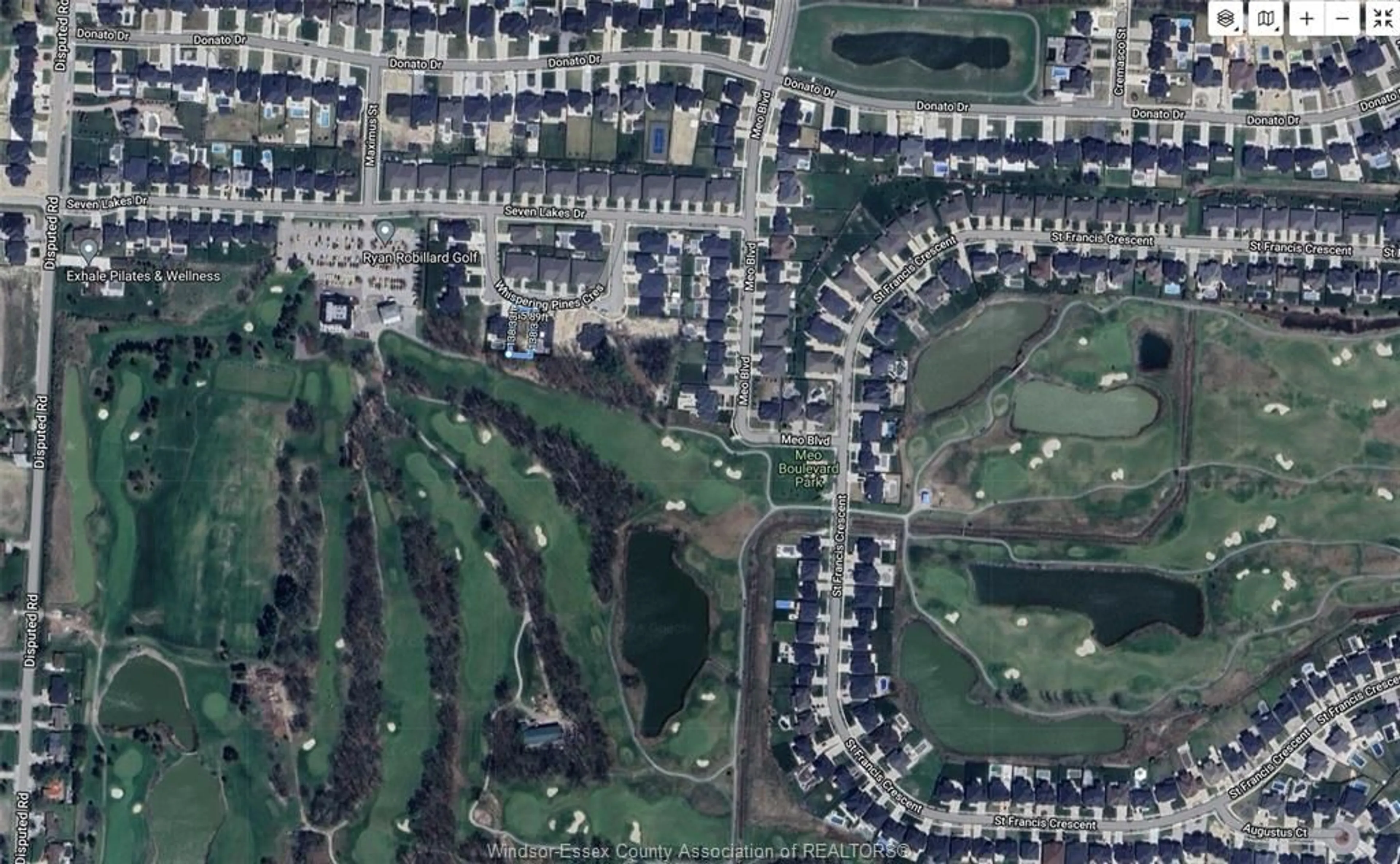 Picture of a map for 5078 WHISPERING PINES, LaSalle Ontario N9H 0E5