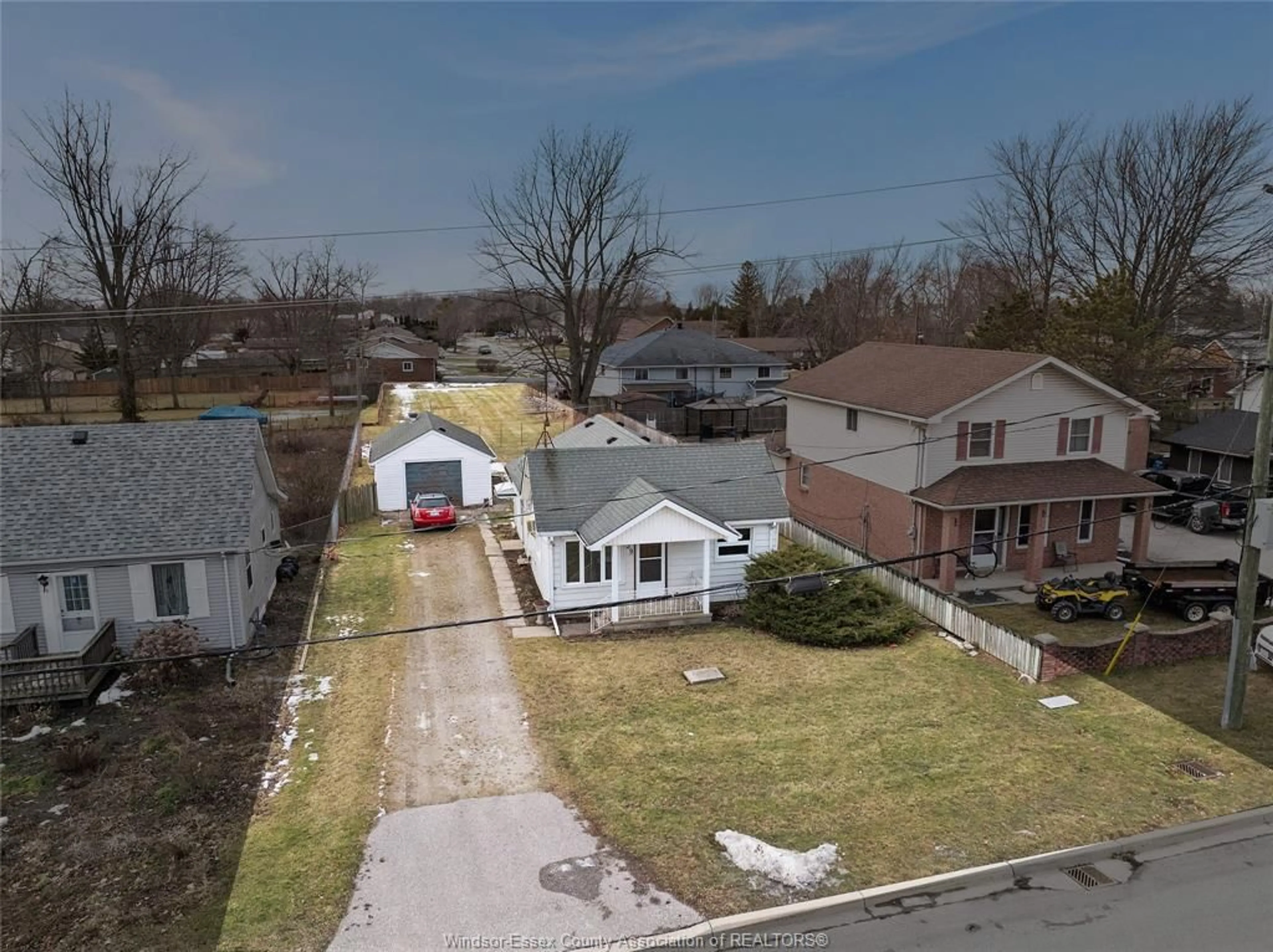 A pic from outside/outdoor area/front of a property/back of a property/a pic from drone, street for 39 Erie St., Harrow Ontario N0R 1G0