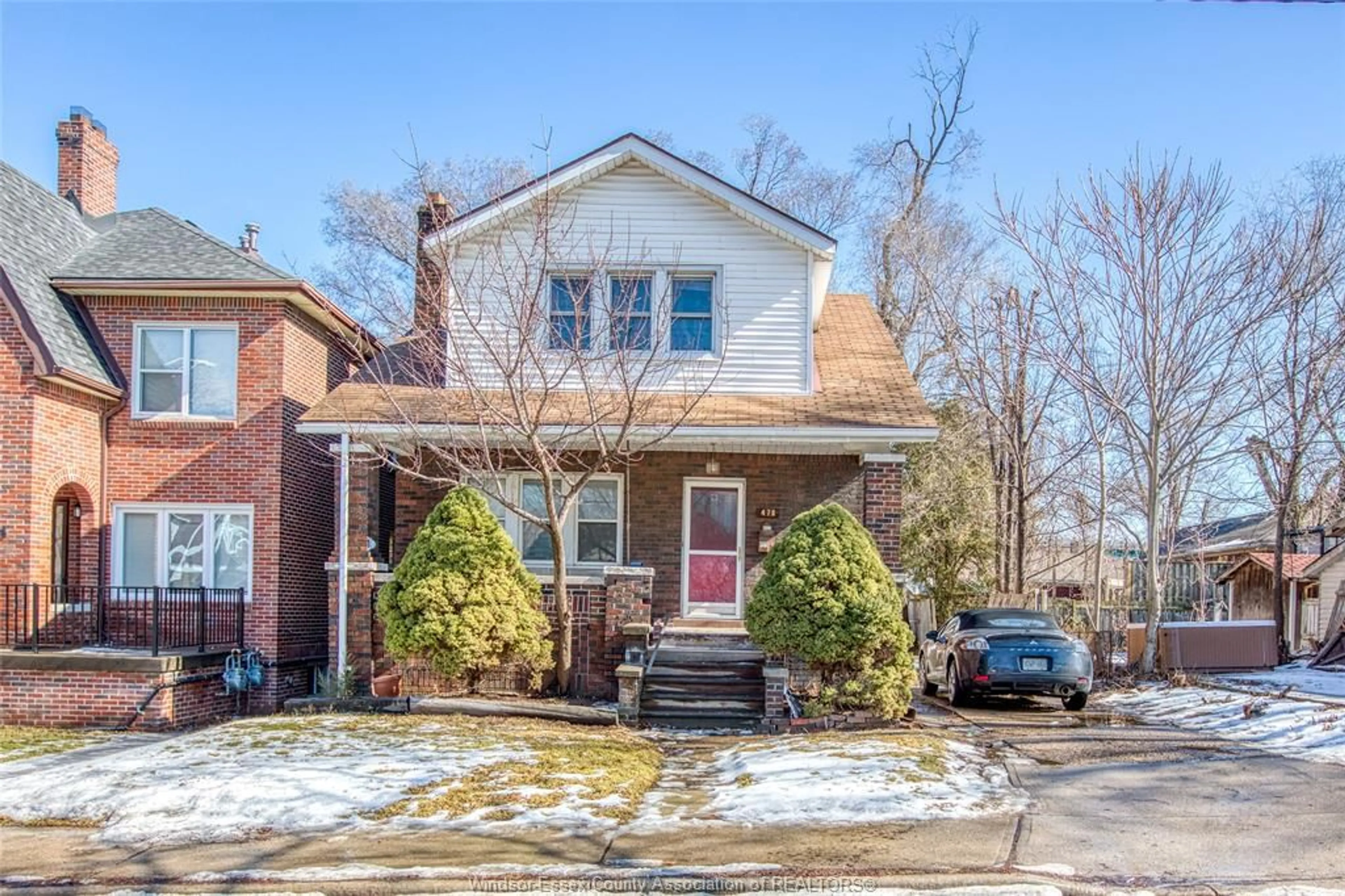 Home with brick exterior material, street for 478 Rosedale Avenue, Windsor Ontario N9C 2N4