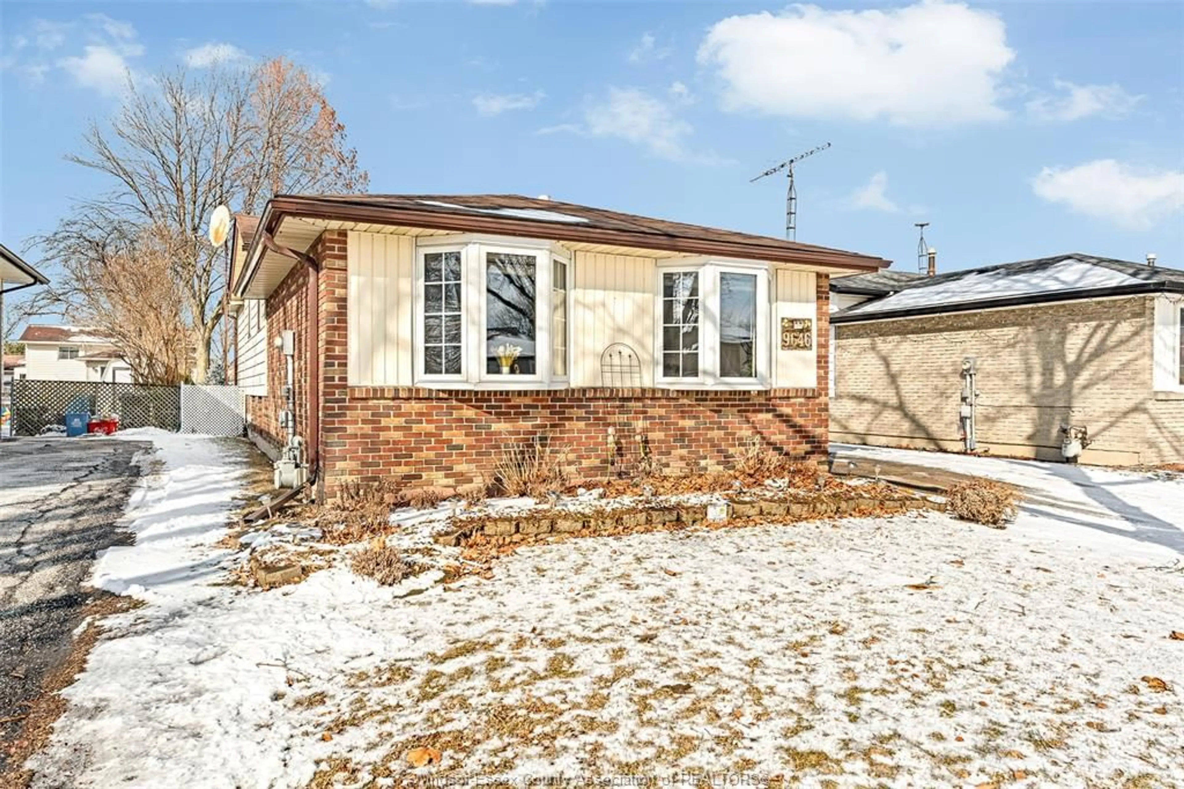 Home with brick exterior material, street for 9646 Avery Lane, Windsor Ontario N8R 2A2