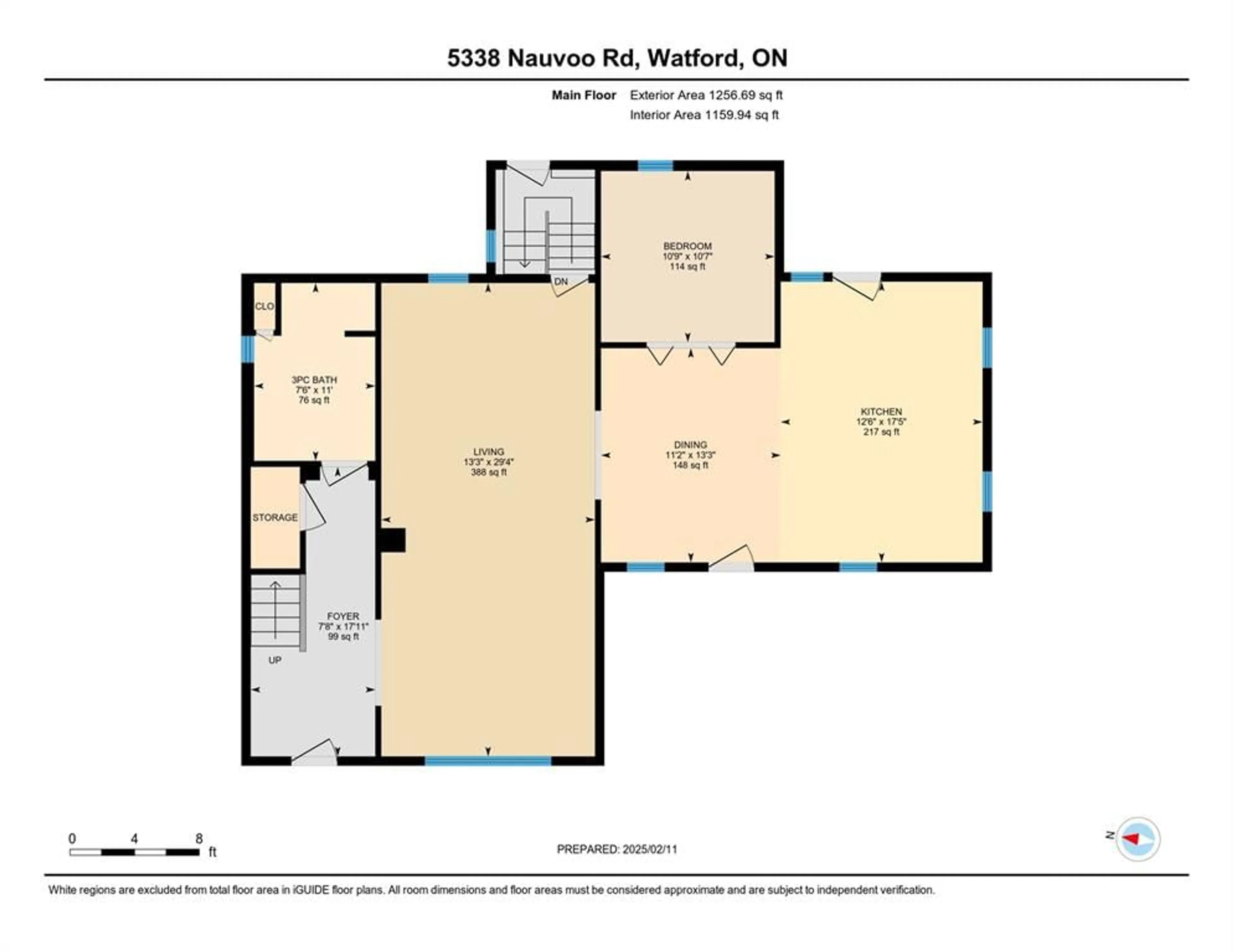 Floor plan for 5338 NAUVOO Rd, Warwick-Watford Ontario N0M 2S0