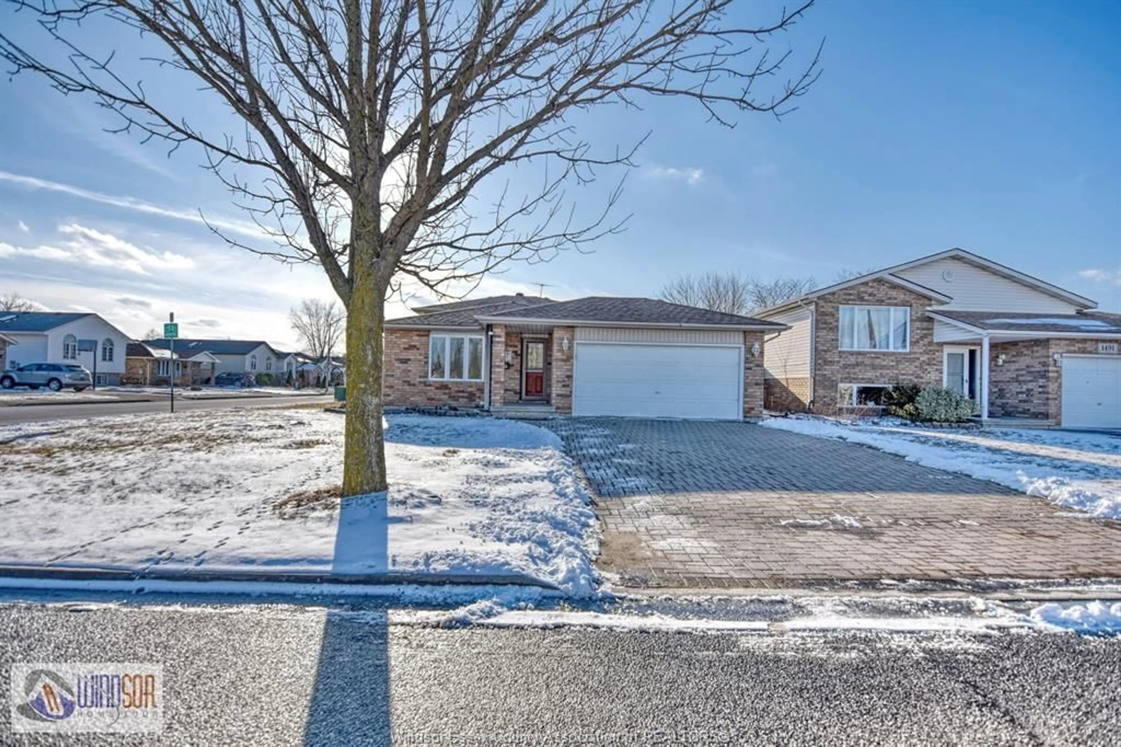 Home with brick exterior material, street for 1497 HANSEN Cres, Windsor Ontario N8W 5P8