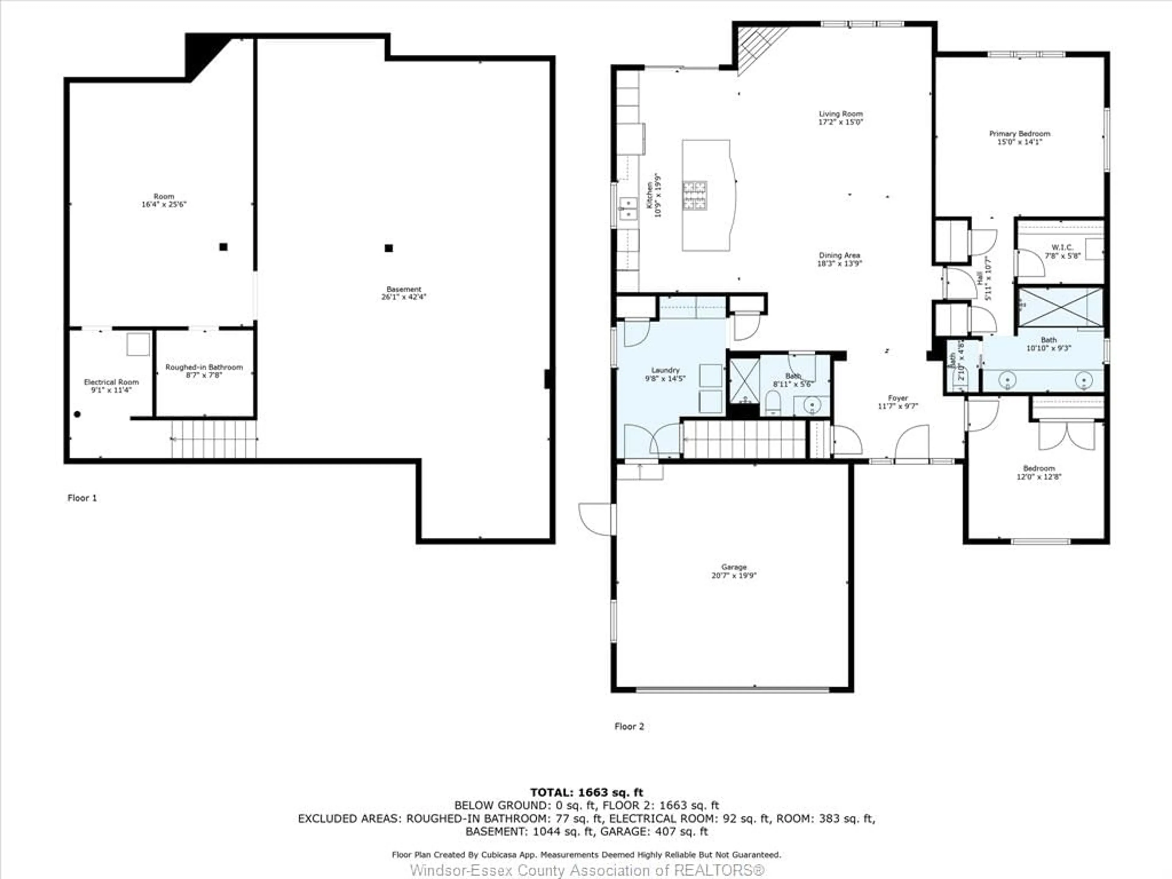 Floor plan for 33 Montego Bay Crescent, Kingsville Ontario N9Y4E7