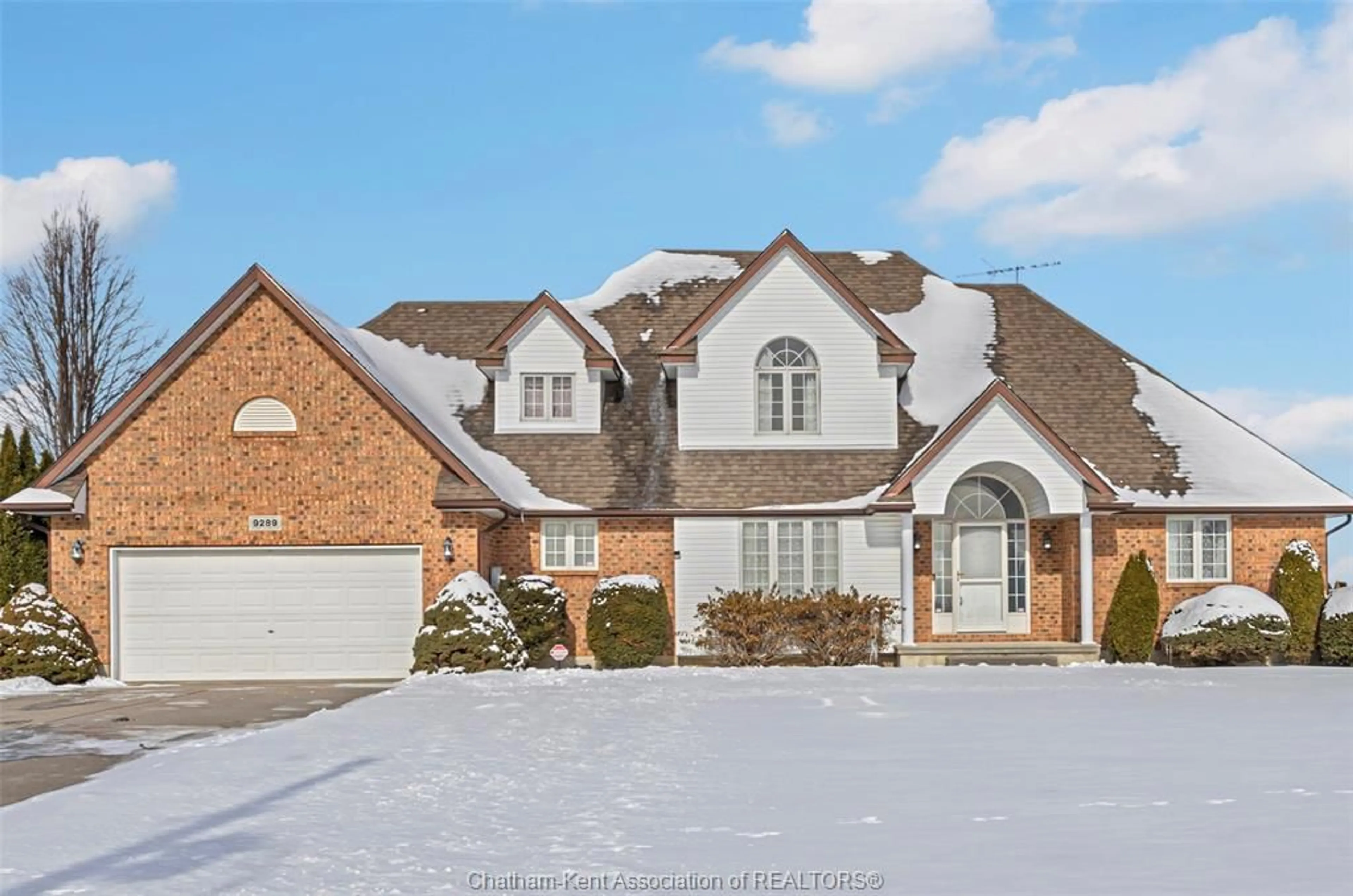 Home with brick exterior material, street for 9289 FAIRVIEW Line, Chatham Ontario N7M 5J4