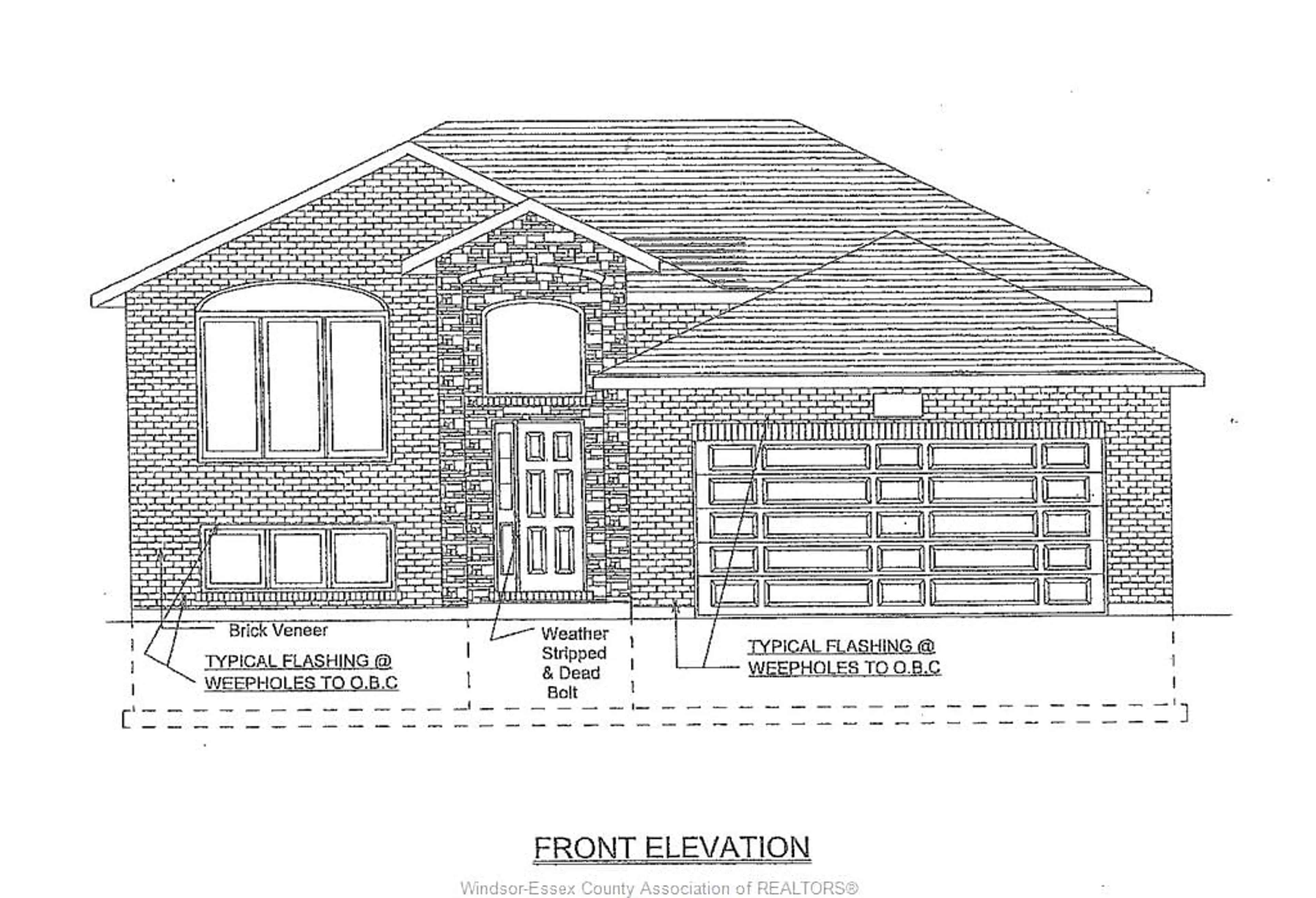 Home with brick exterior material, building for PT 2 SUNSET Dr, Harrow Ontario N0R 1G0