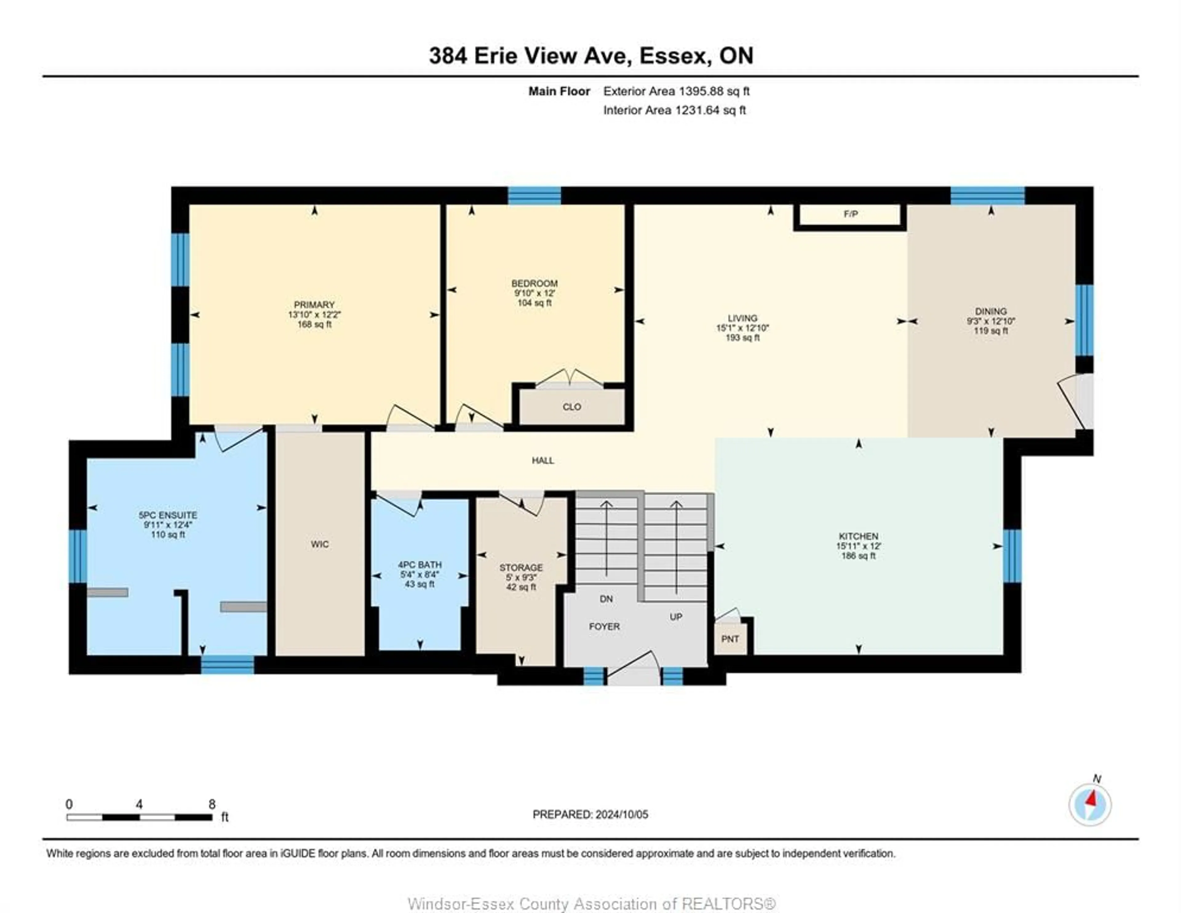 Floor plan for 384 Erie View Ave, Harrow Ontario N0R 1G0