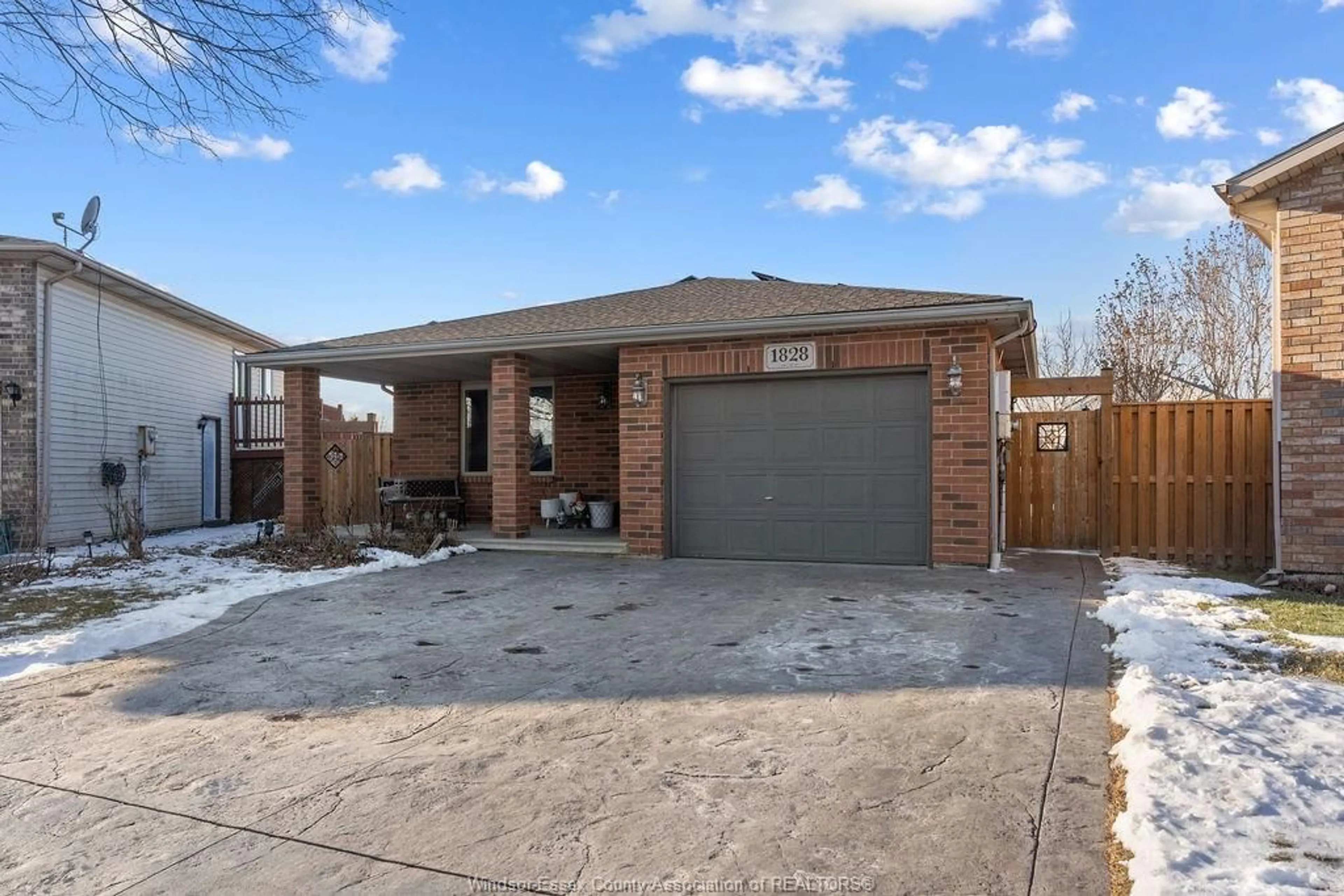 Home with brick exterior material, street for 1828 VICKY Cir, Windsor Ontario N8W 5P6