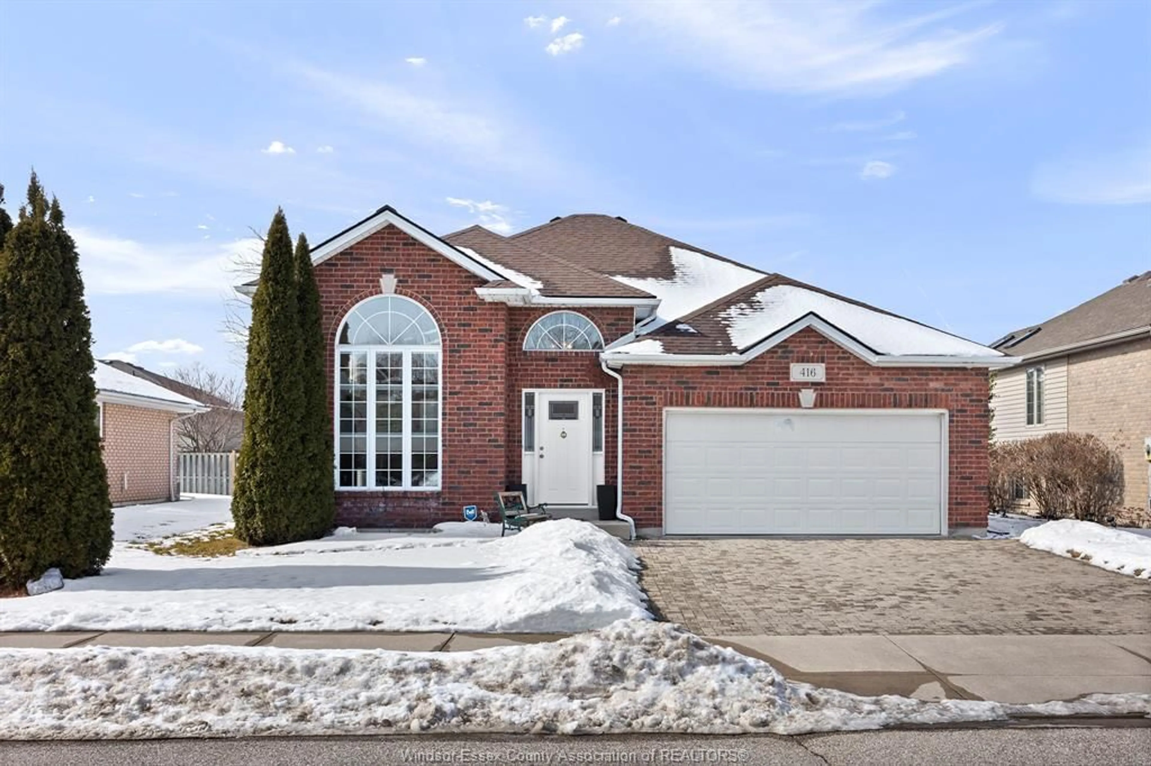 Home with brick exterior material, street for 416 Rene Dr, LaSalle Ontario N9J 2R2