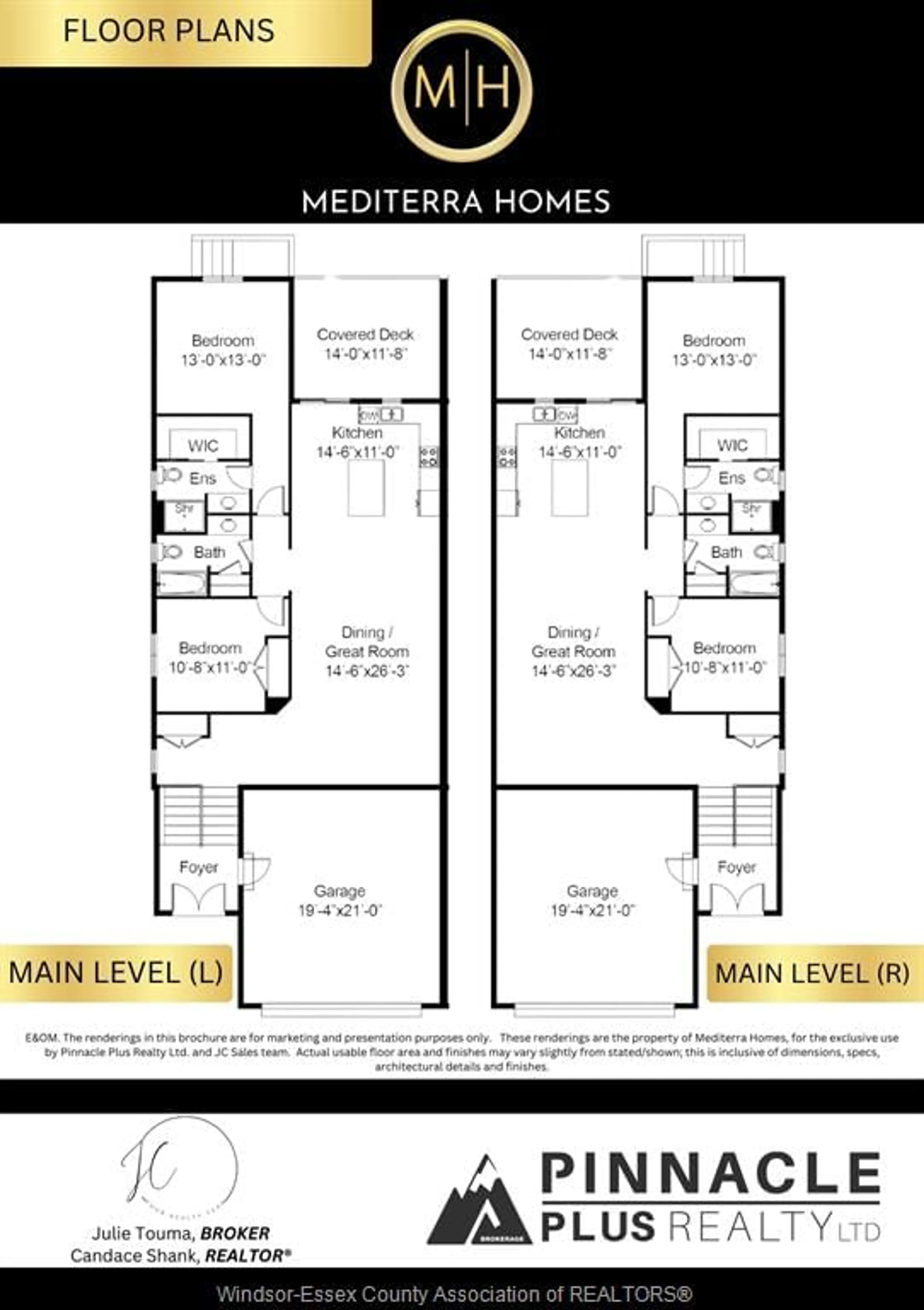 Floor plan for 351 MAYRAND St, LaSalle Ontario N9J0E7