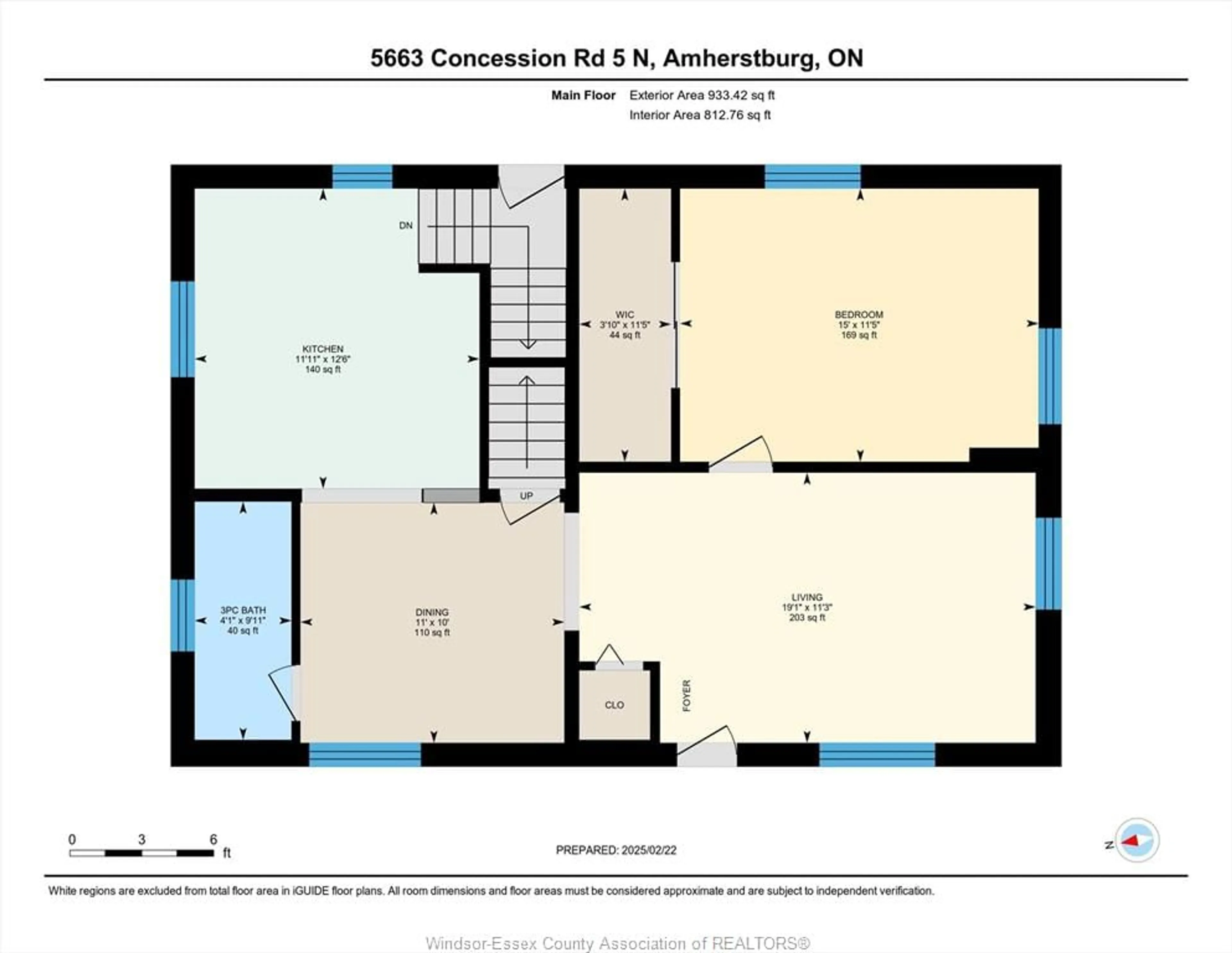 Floor plan for 5663 CONCESSION RD 5 N, Amherstburg Ontario N9V2Y9