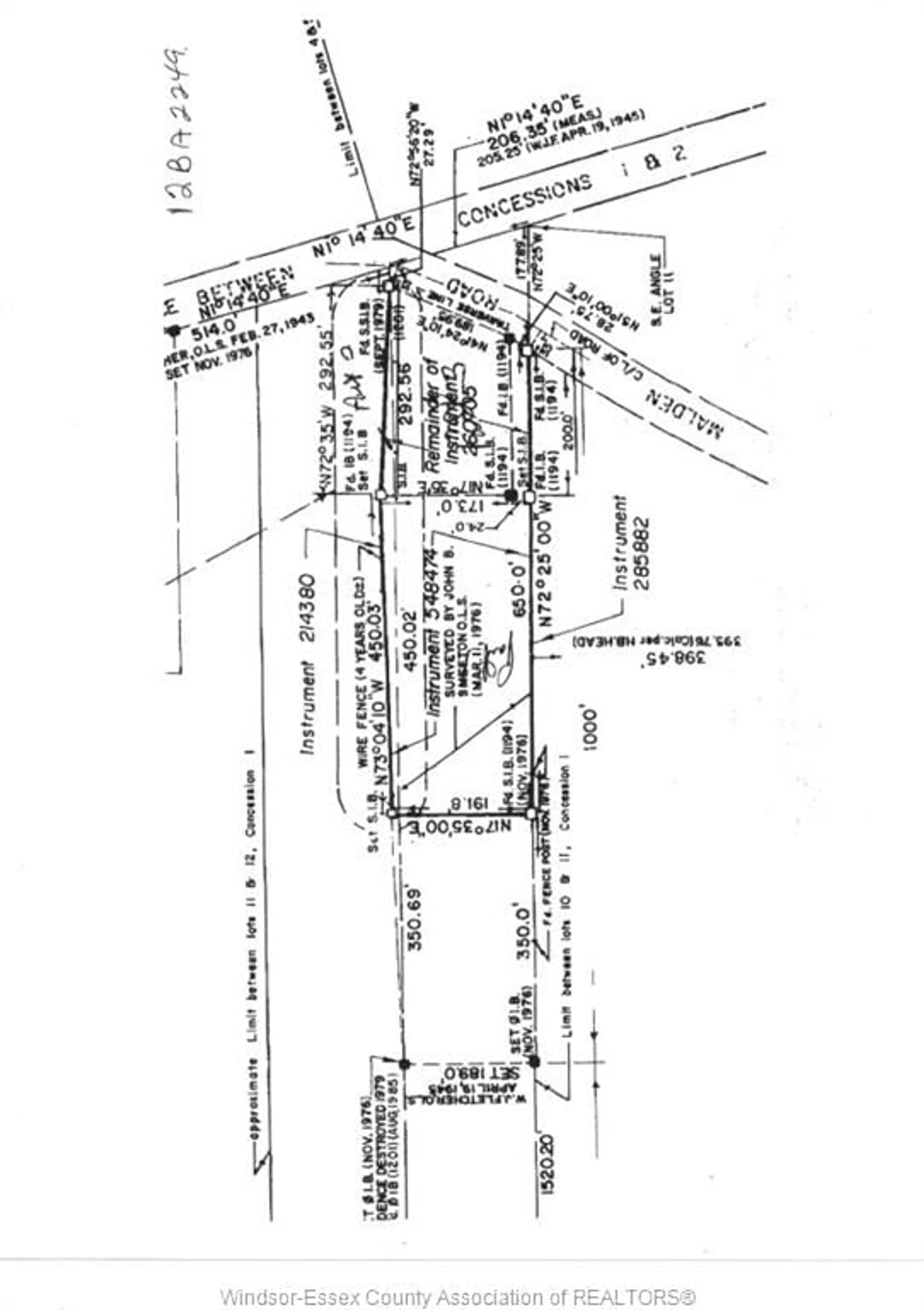 Picture of a map for V/L MALDEN Rd, LaSalle Ontario N9J 2V9