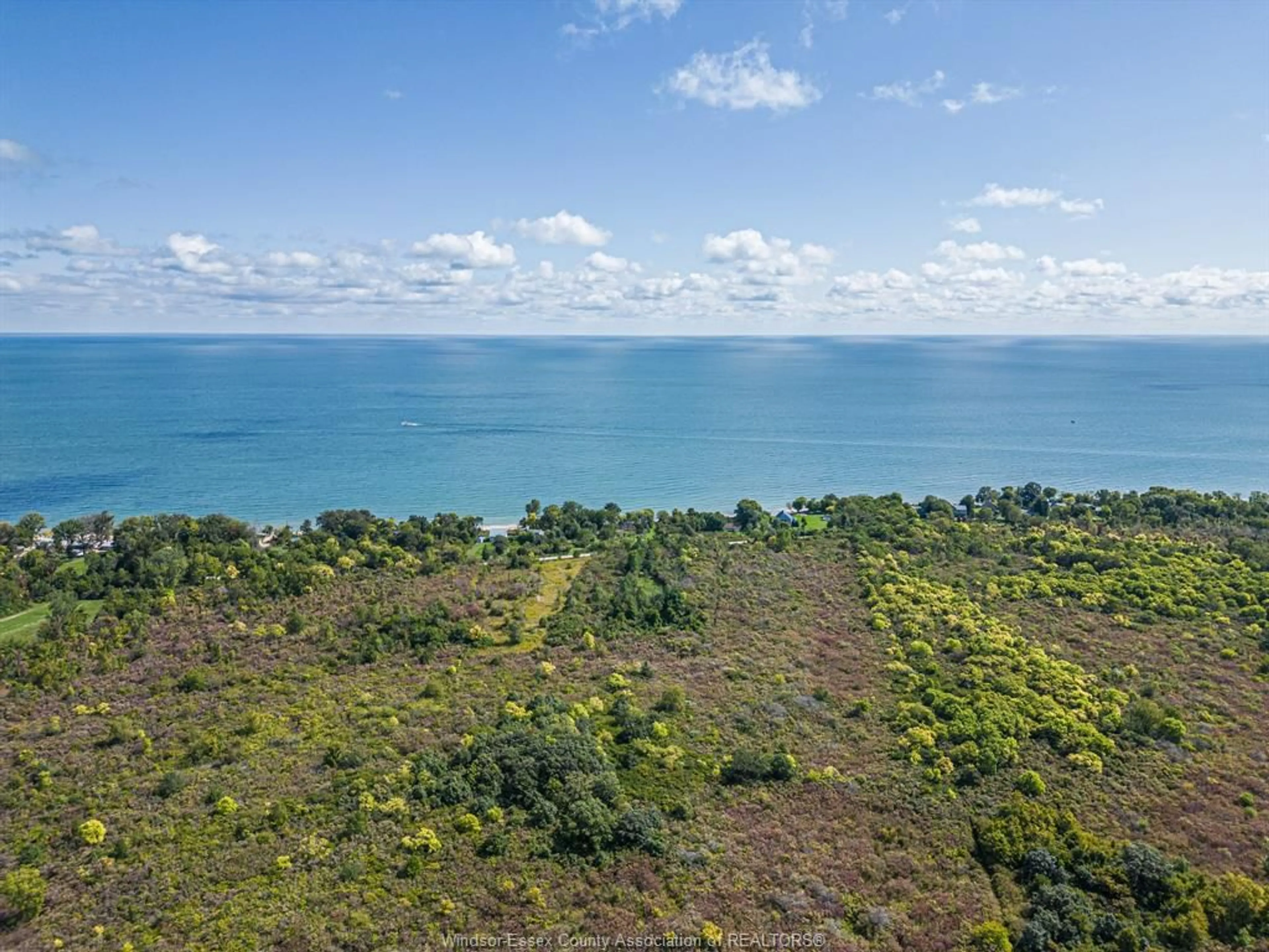 A pic from outside/outdoor area/front of a property/back of a property/a pic from drone, water/lake/river/ocean view for V/L COOPER Rd, Pelee Island Ontario N0R 1A0