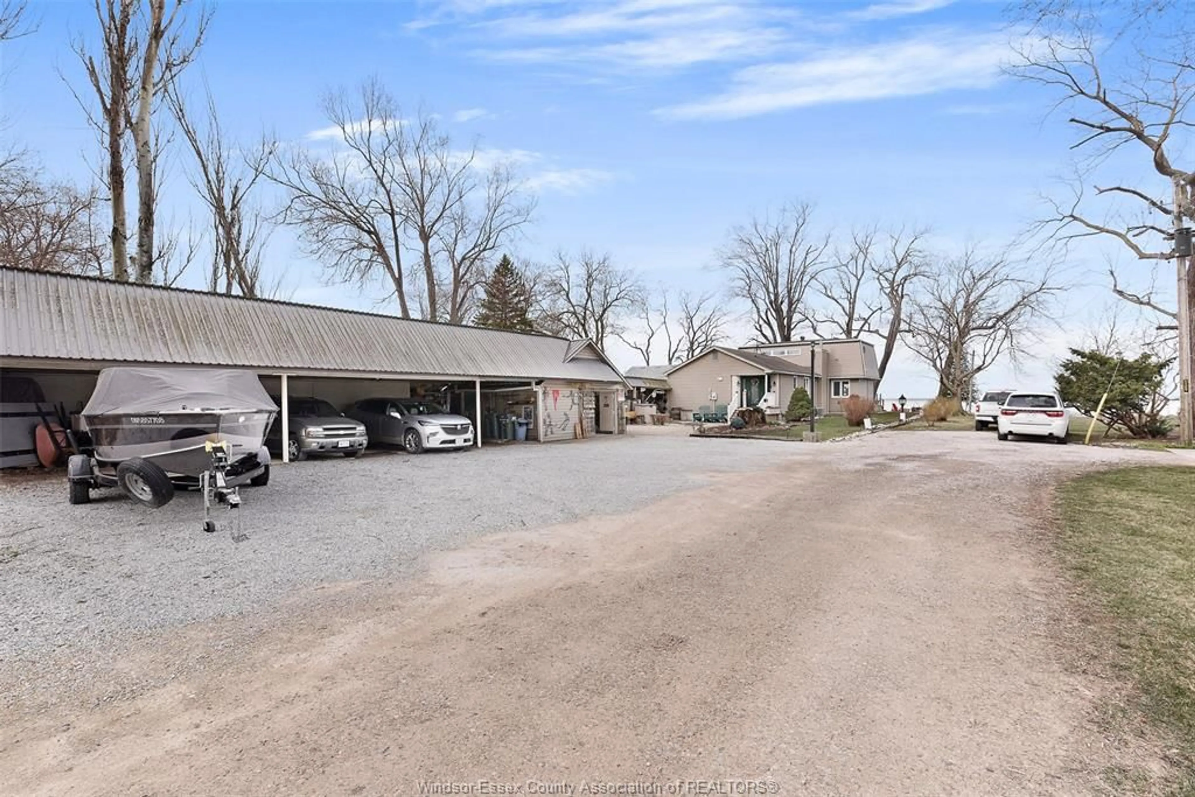 A pic from outside/outdoor area/front of a property/back of a property/a pic from drone, street for 55 Beaudoin Sideroad, Amherstburg Ontario N9V 1S7