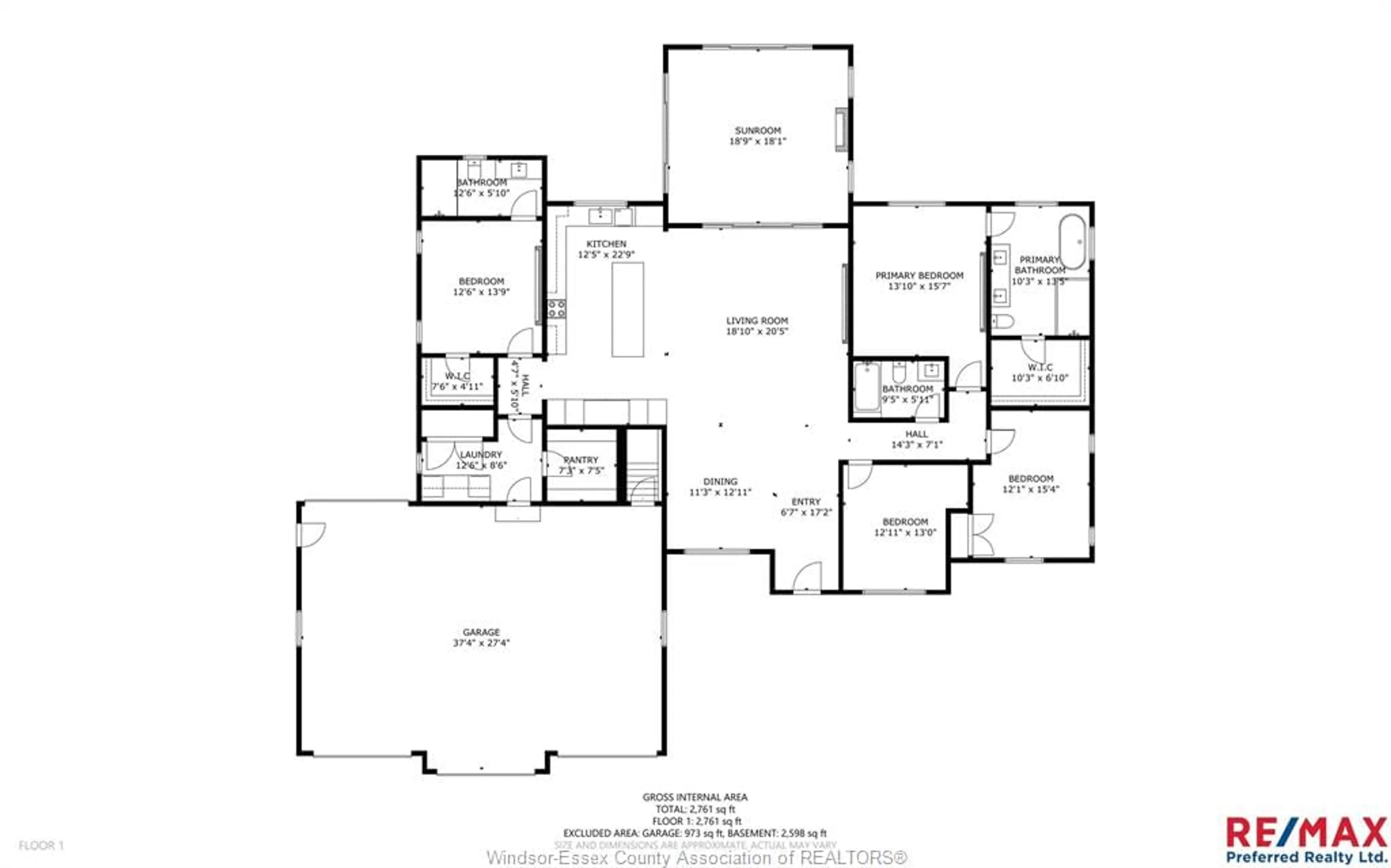 Floor plan for 2199 COUNTY RD 31, Lakeshore Ontario N0R 1R0