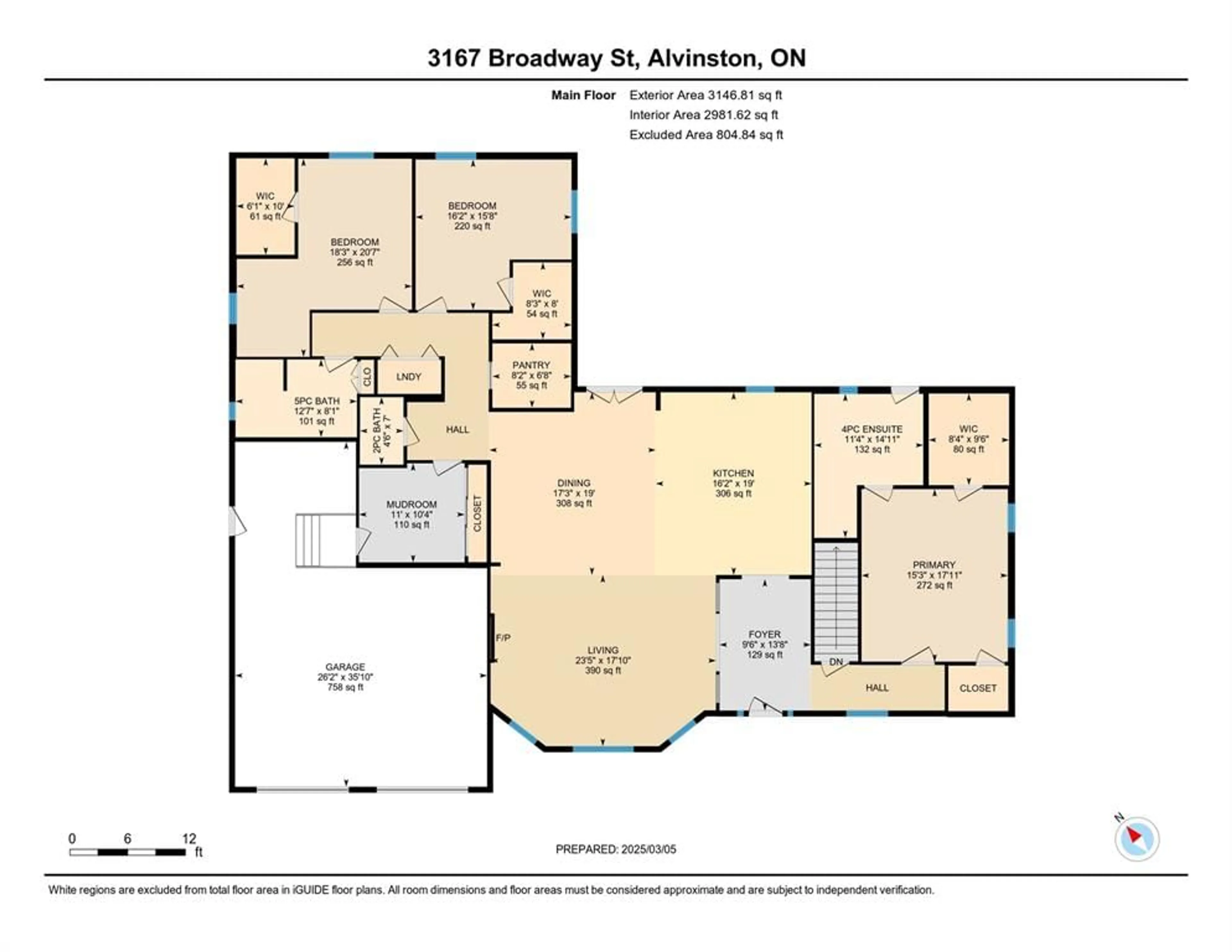 Floor plan for 3167 BROADWAY St, Brooke-Alvinston Ontario N0N 1A0