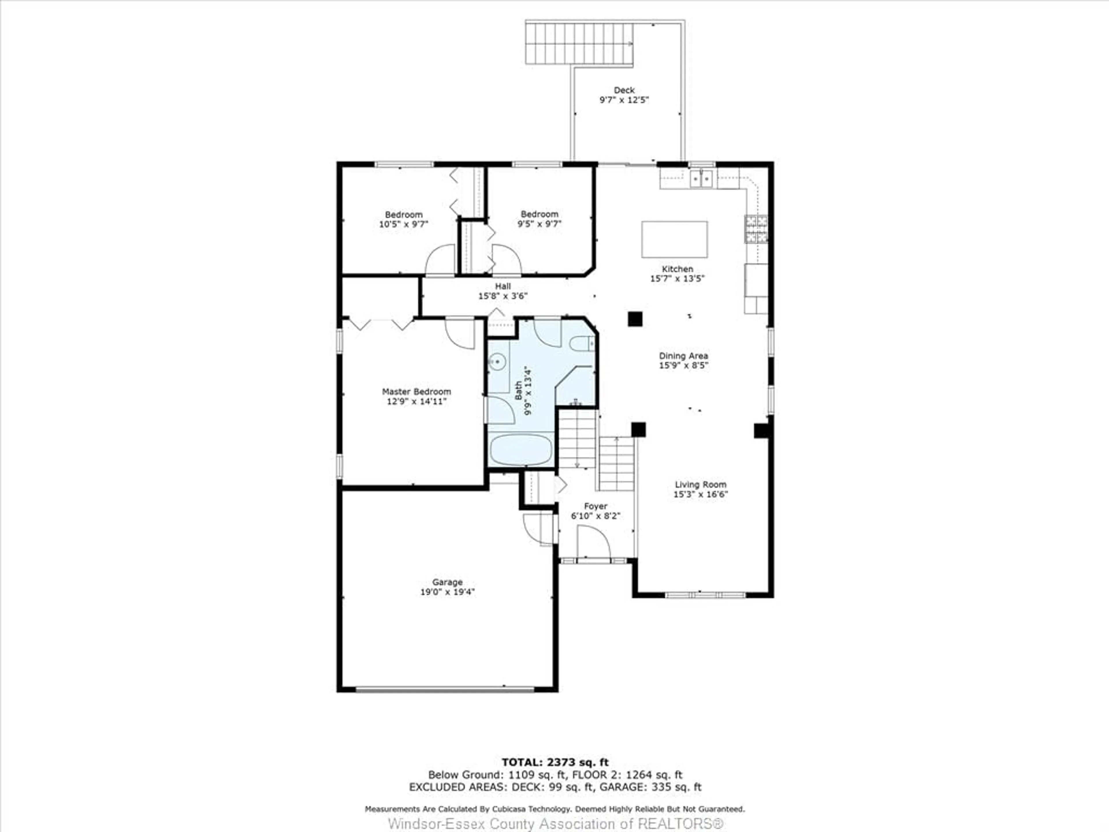 Floor plan for 3699 DEERBROOK Dr, Windsor Ontario N8R 2E6