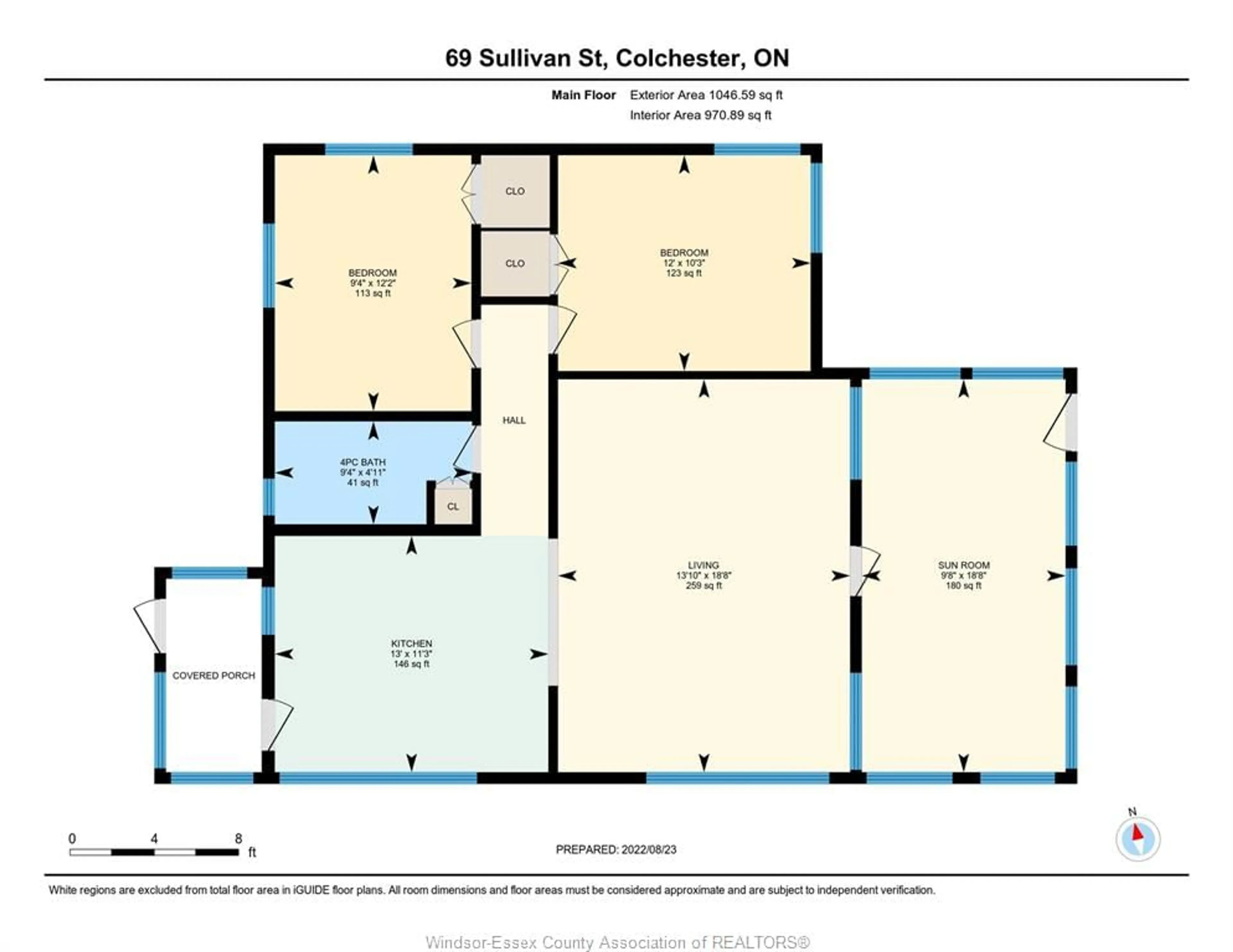 Floor plan for 69 SULLIVAN, Colchester Ontario N0R 1G0