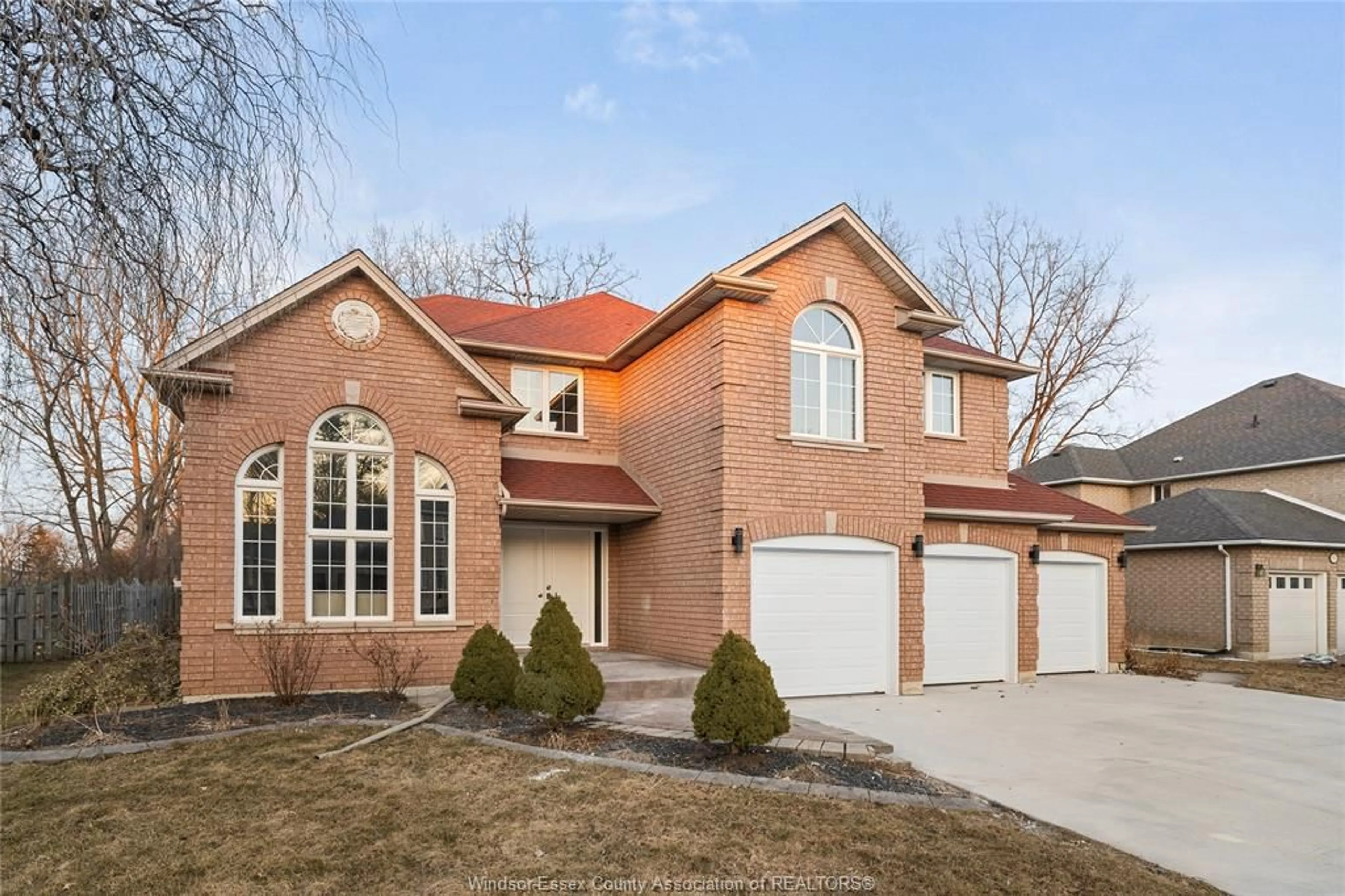 Home with brick exterior material, street for 3522 WHITESIDE Dr, Windsor Ontario N9E 4P5