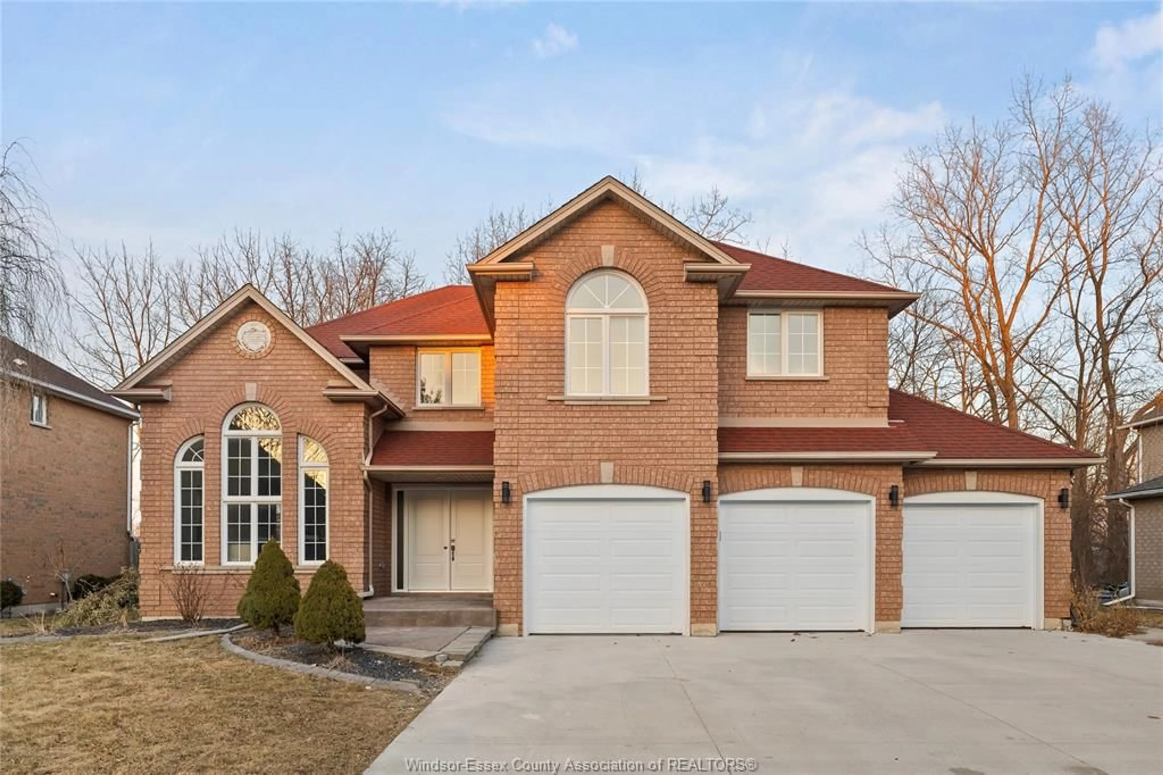 Home with brick exterior material, street for 3522 WHITESIDE Dr, Windsor Ontario N9E 4P5