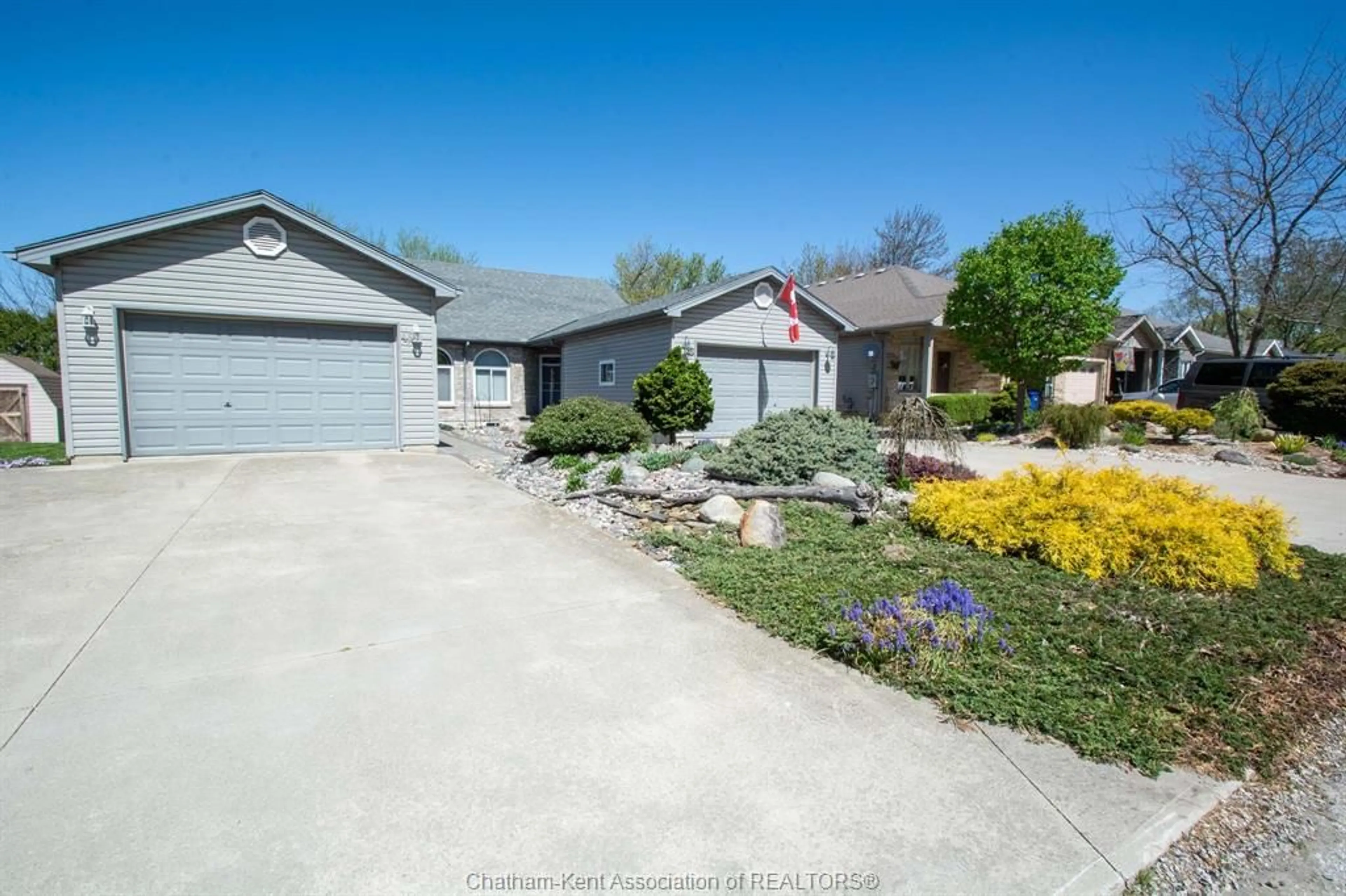 A pic from outside/outdoor area/front of a property/back of a property/a pic from drone, street for 45 B Tiffany St, Ridgetown Ontario N0P 2C0