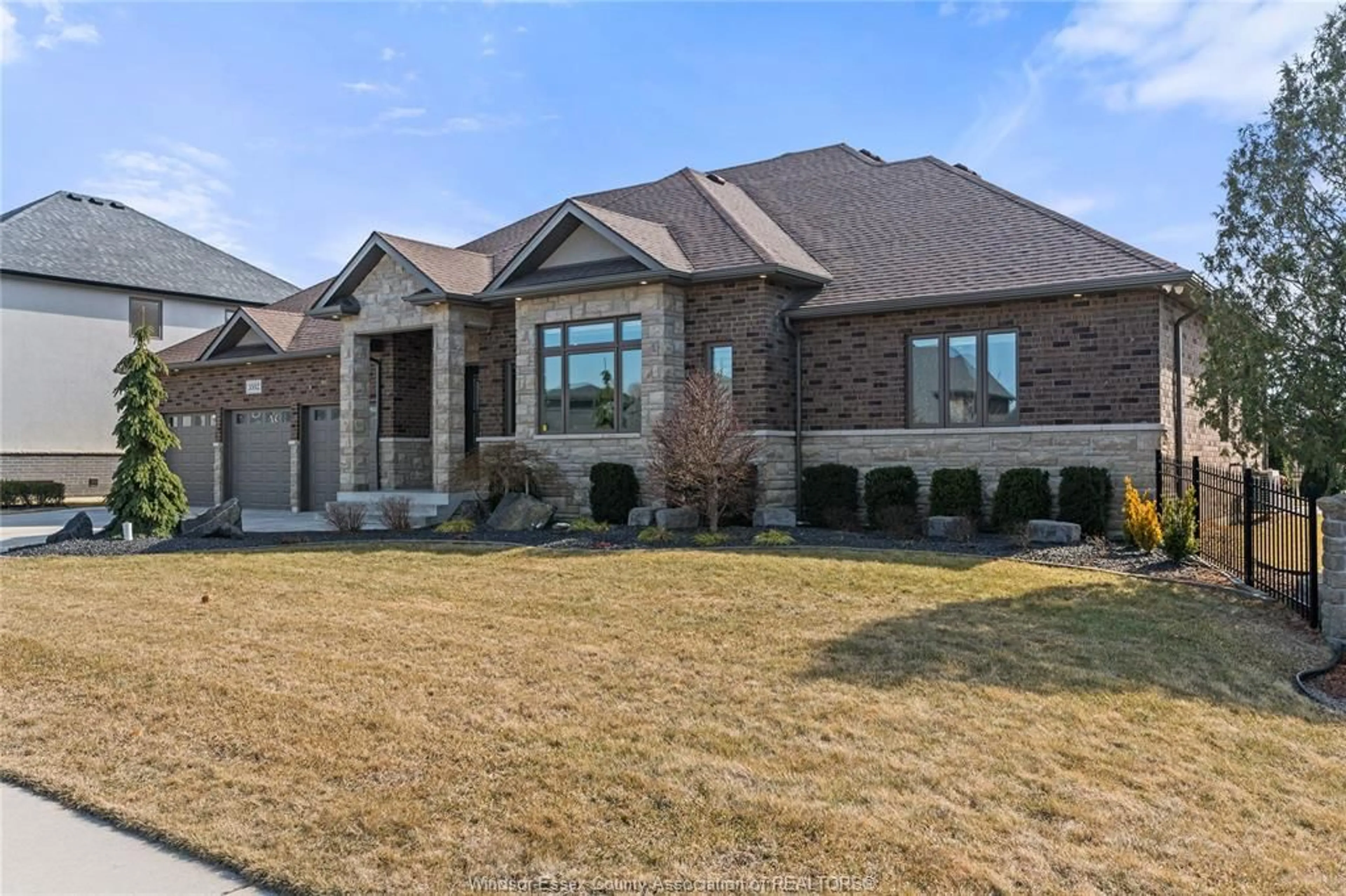 Home with brick exterior material, street for 3552 SEVEN LAKES Dr, LaSalle Ontario N9H 0E5