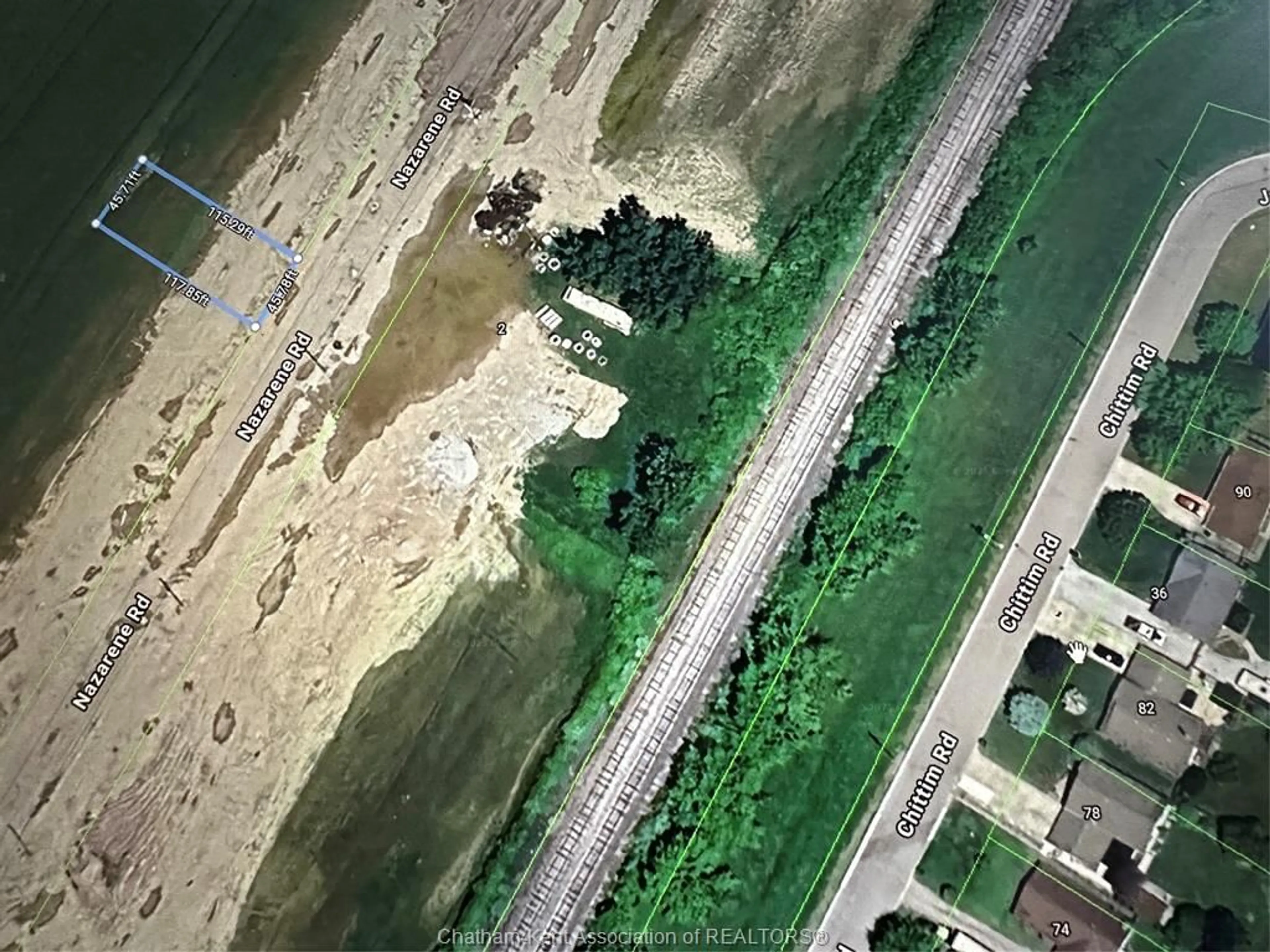 A pic from outside/outdoor area/front of a property/back of a property/a pic from drone, street for 63 Nazerene LOT 3 ..., Blenheim Ontario N0P 1A0