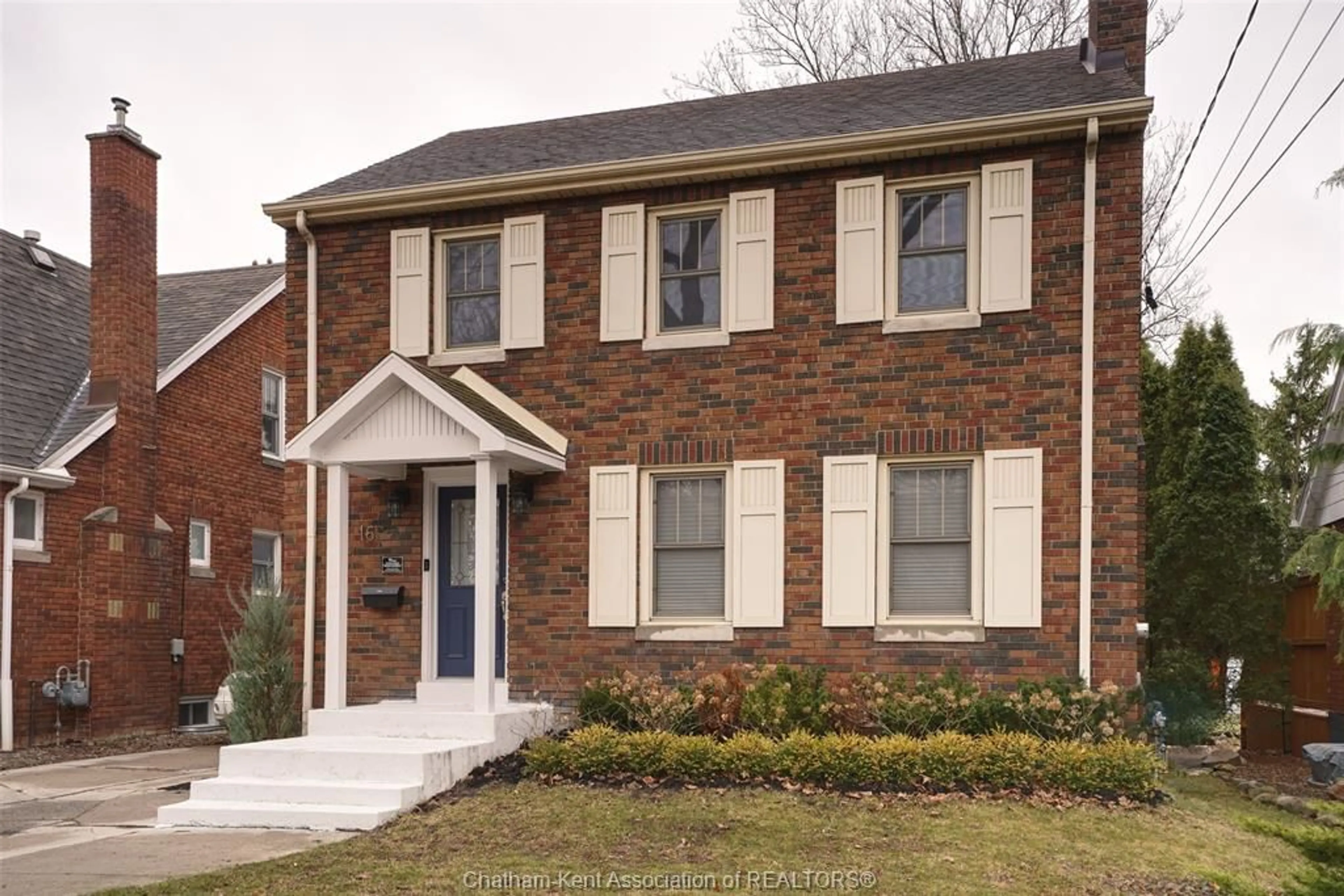 Home with brick exterior material, street for 16 Buckingham Ave, Chatham Ontario N7M 3B4