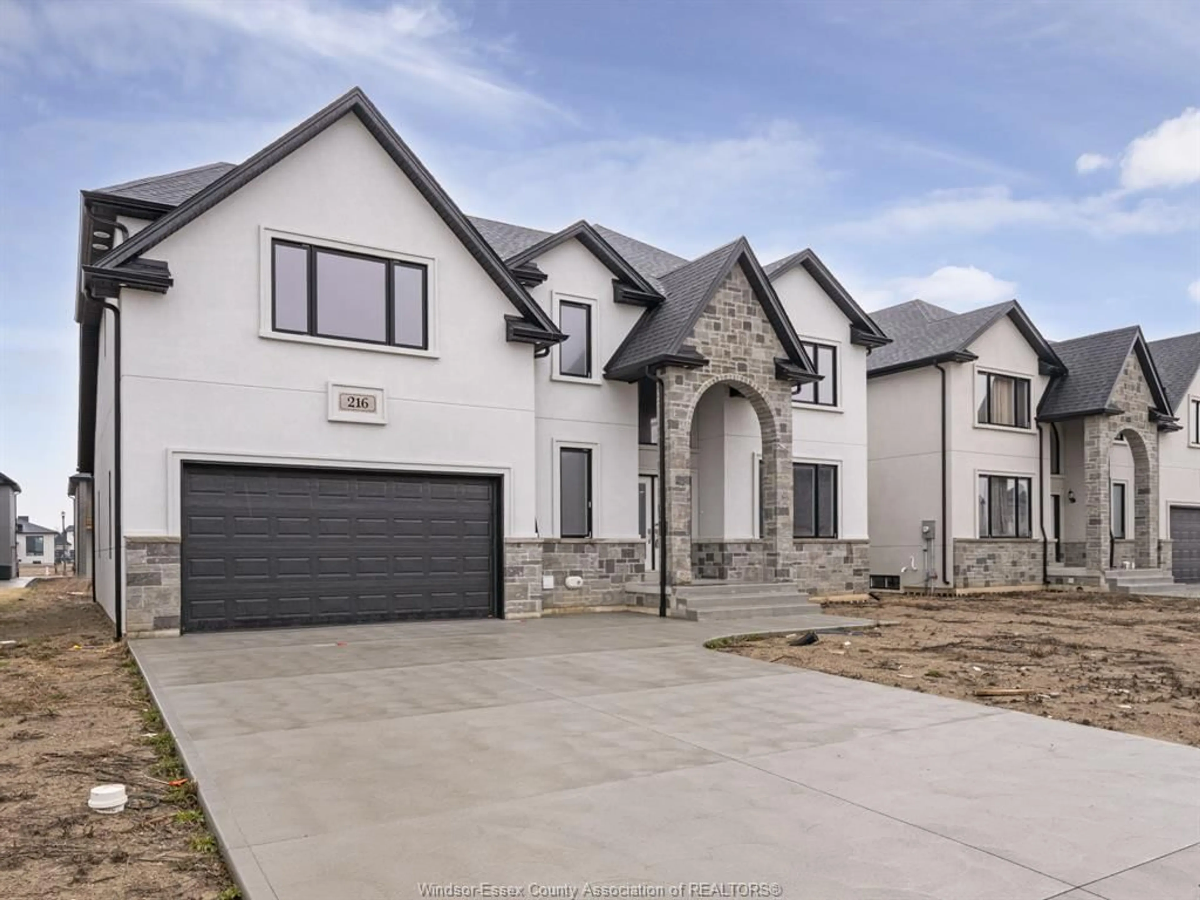 Home with brick exterior material, street for 216 Cowan Crt, Amherstburg Ontario N9V0G9