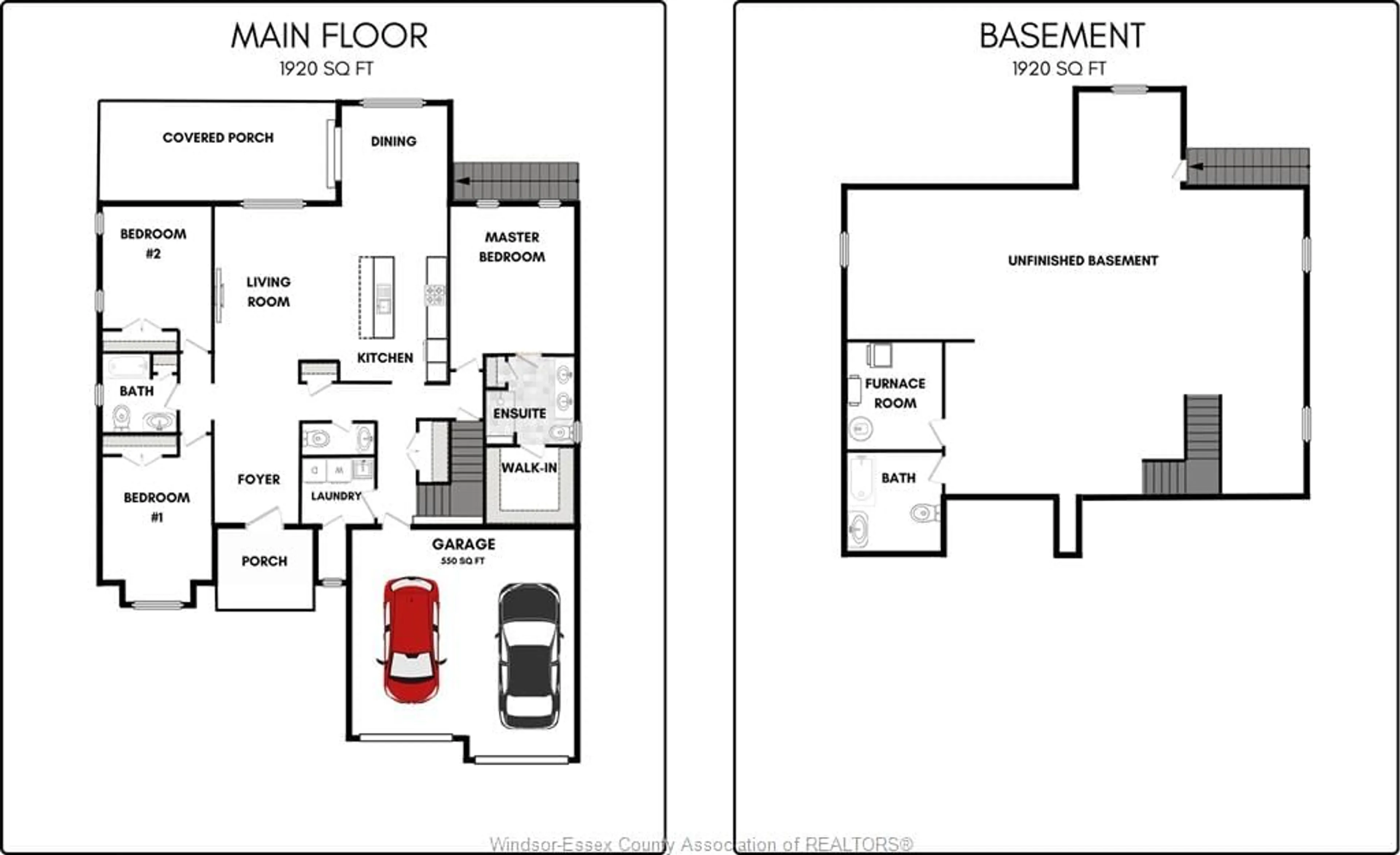 Floor plan for 61 HILTON Crt, Amherstburg Ontario N9V 4B6