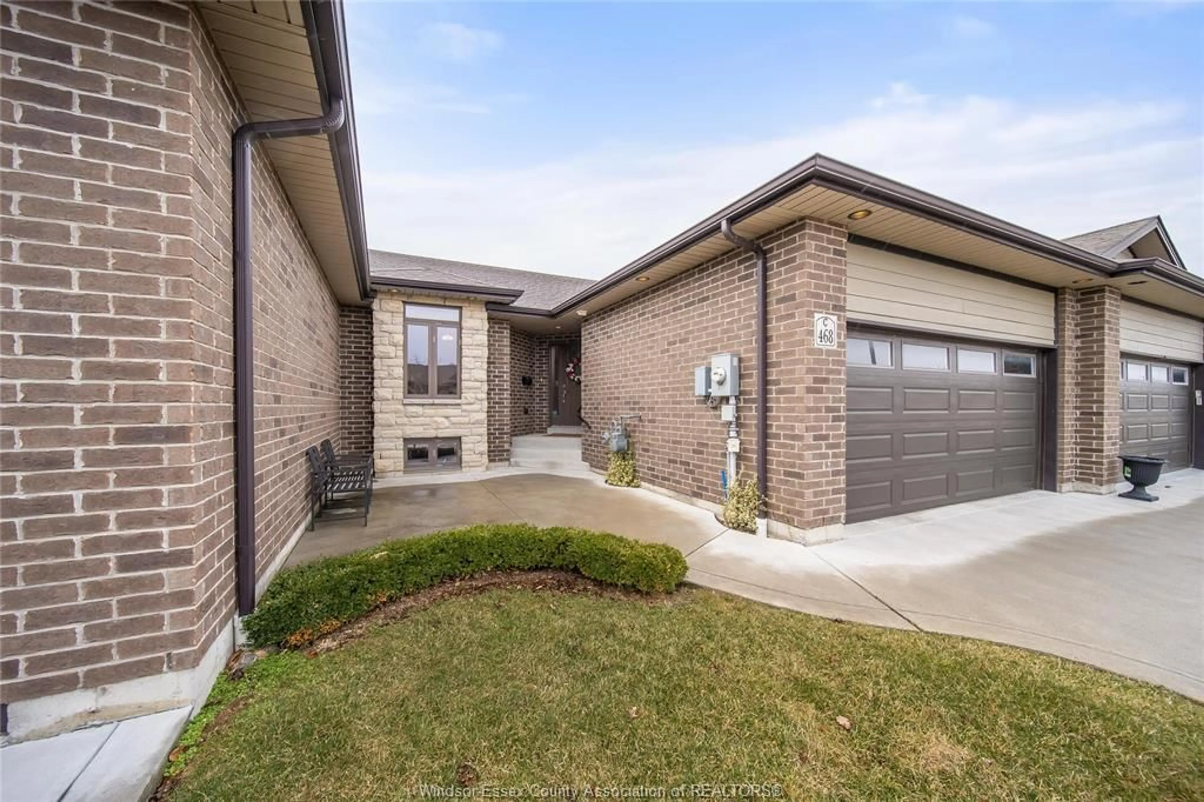 Home with brick exterior material, street for 468 OLD COLONY Trail, Amherstburg Ontario N9V 0A2