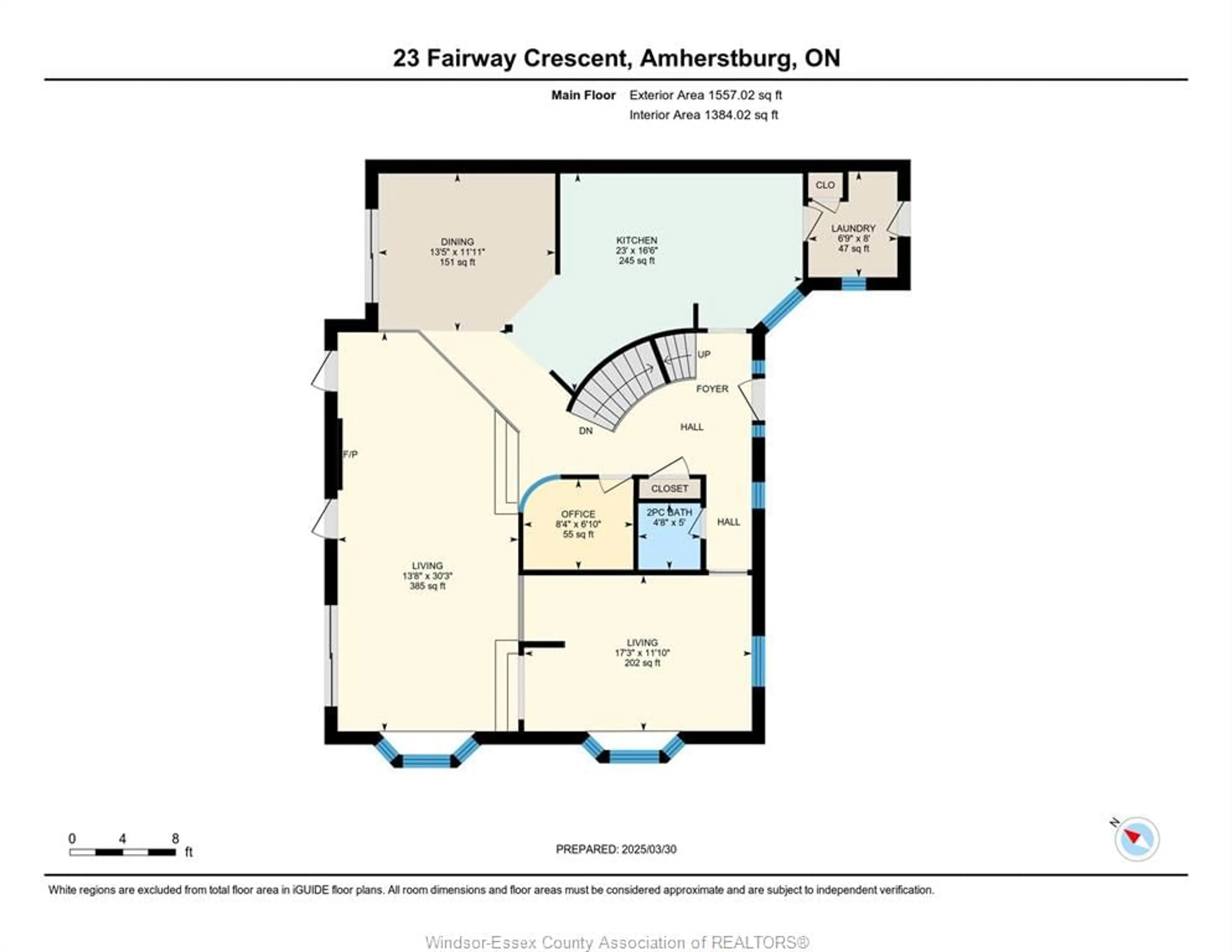 Floor plan for 23 Fairway Cres #23, Amherstburg Ontario N9V 3T5