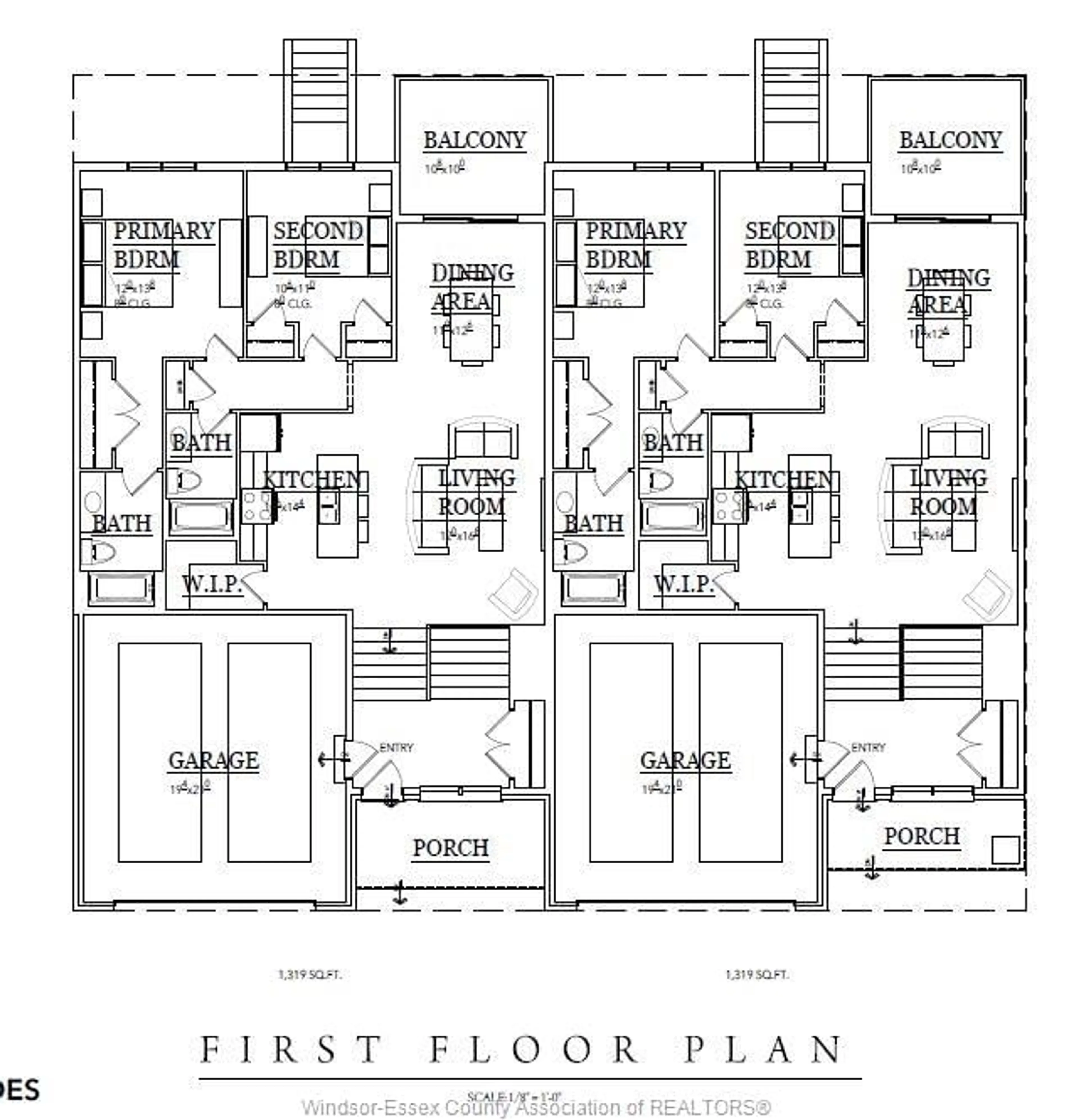 Floor plan for 62 MULBERRY Crt, Amherstburg Ontario N9V 1N3