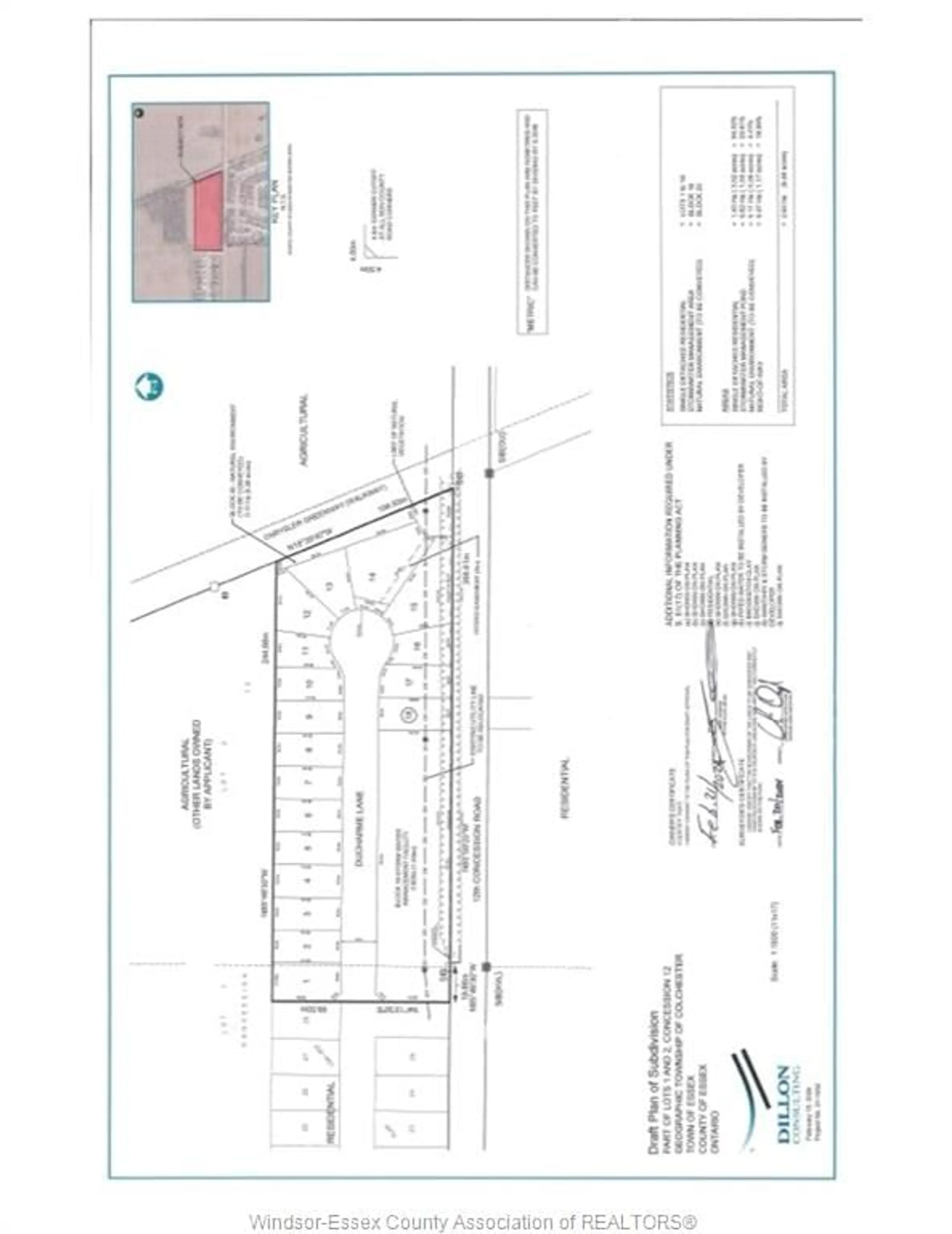 Floor plan for LOT 12 DUCHARME Lane, McGregor Ontario N0R 1J0