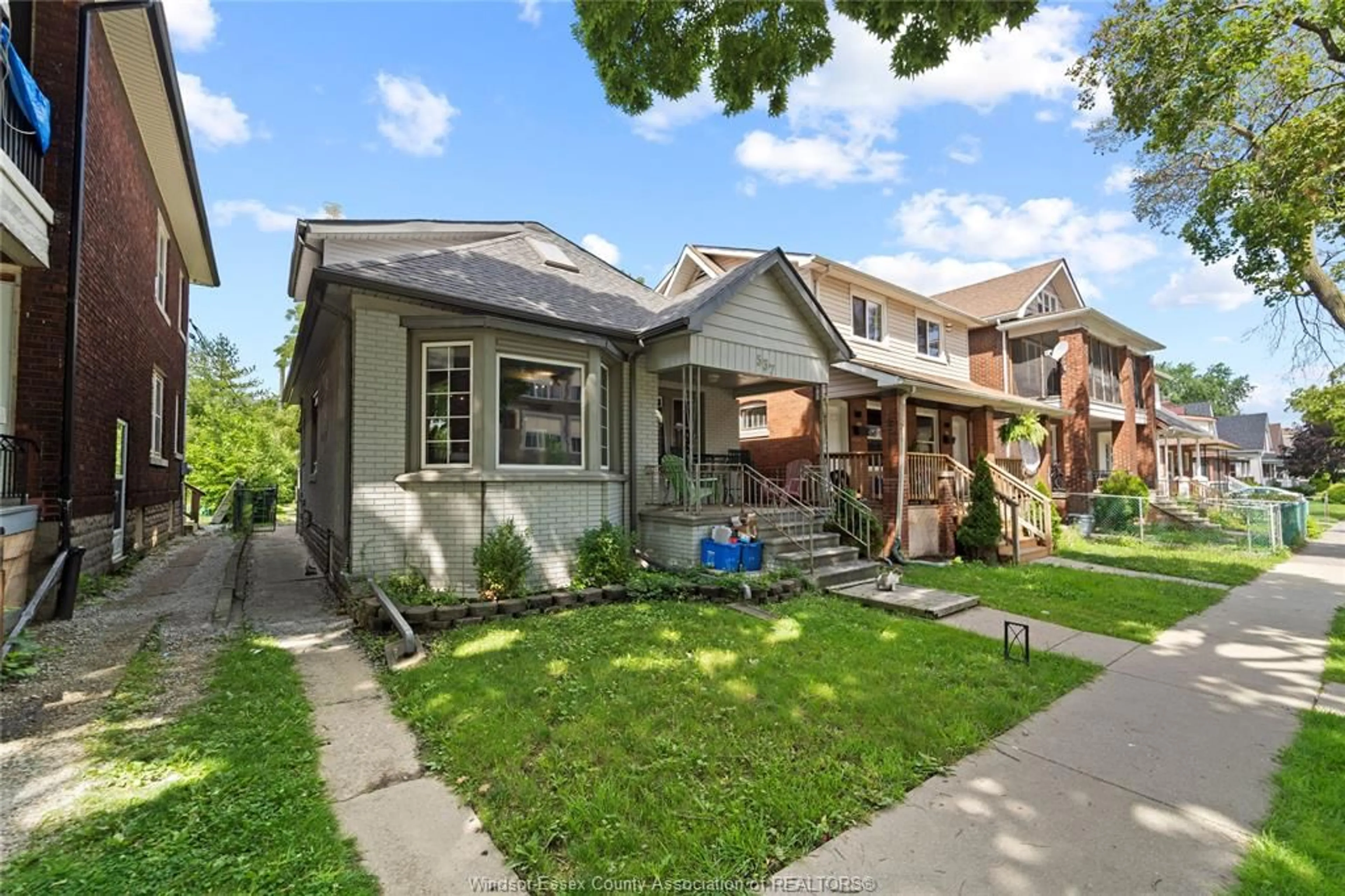 Home with brick exterior material, street for 537 McEwan Ave, Windsor Ontario N9B 2E7