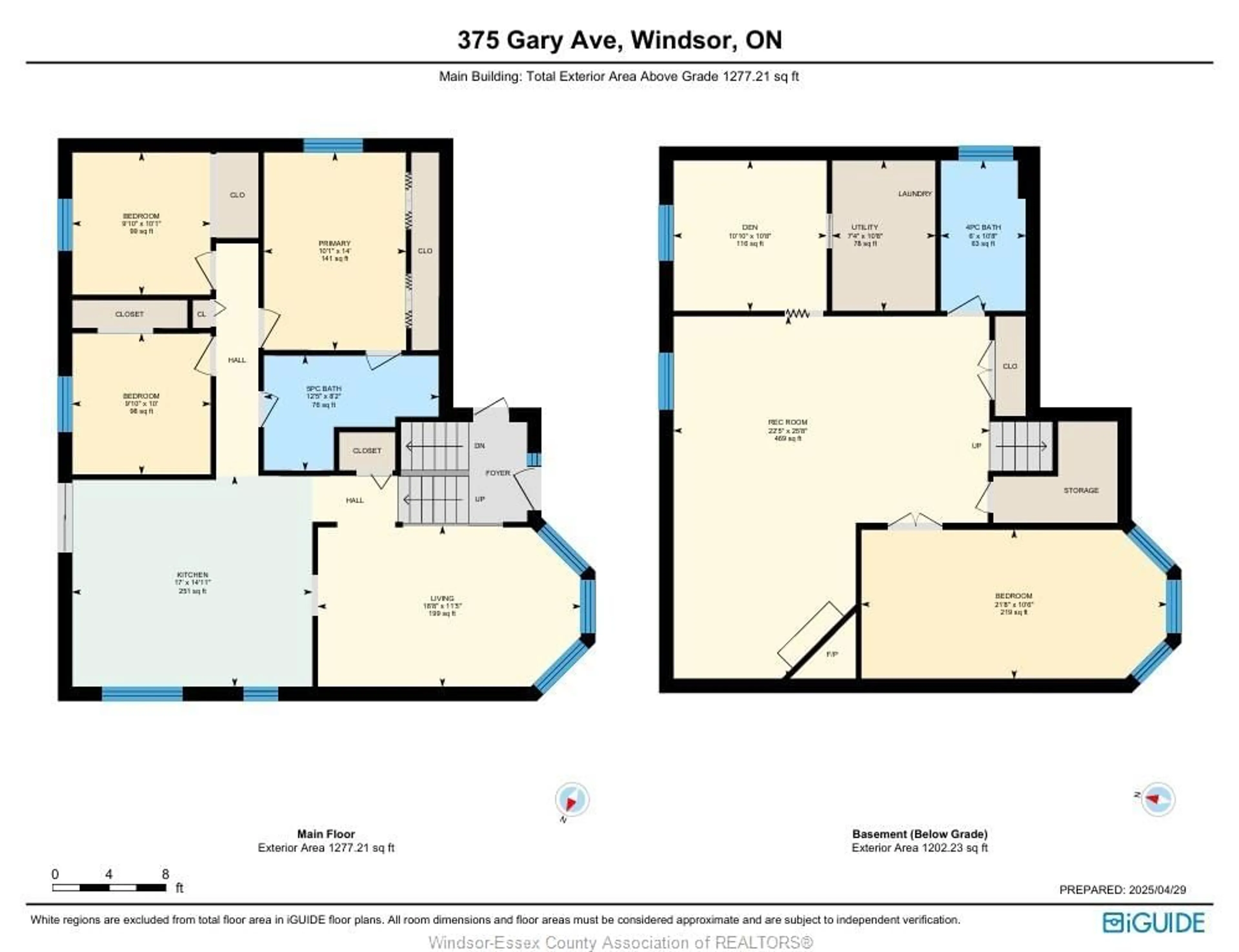 Floor plan for 375 GARY Ave, LaSalle Ontario N9J 1V3
