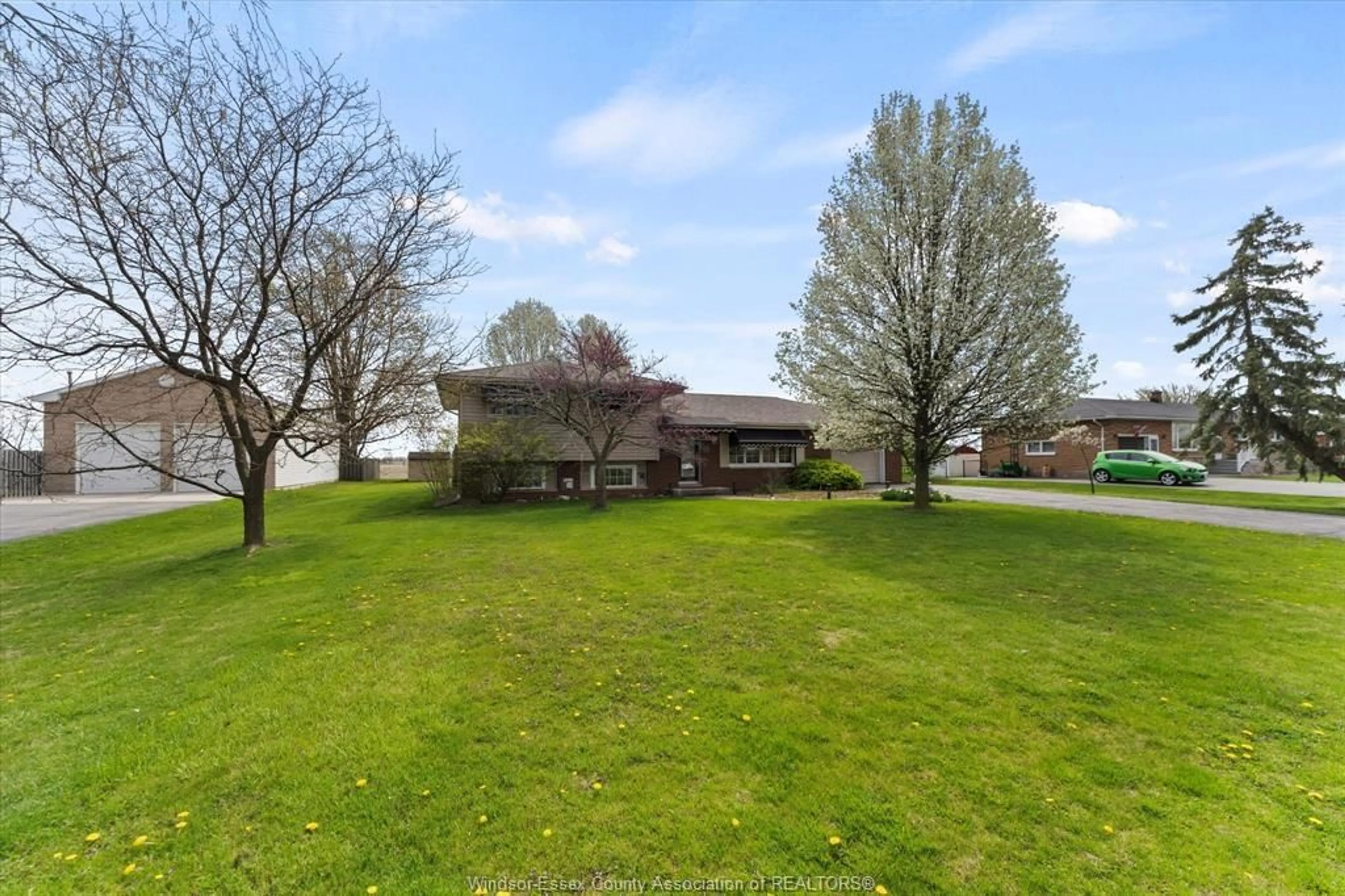 A pic from outside/outdoor area/front of a property/back of a property/a pic from drone, water/lake/river/ocean view for 3446 MANNING Rd, Lakeshore Ontario N0R 1K0