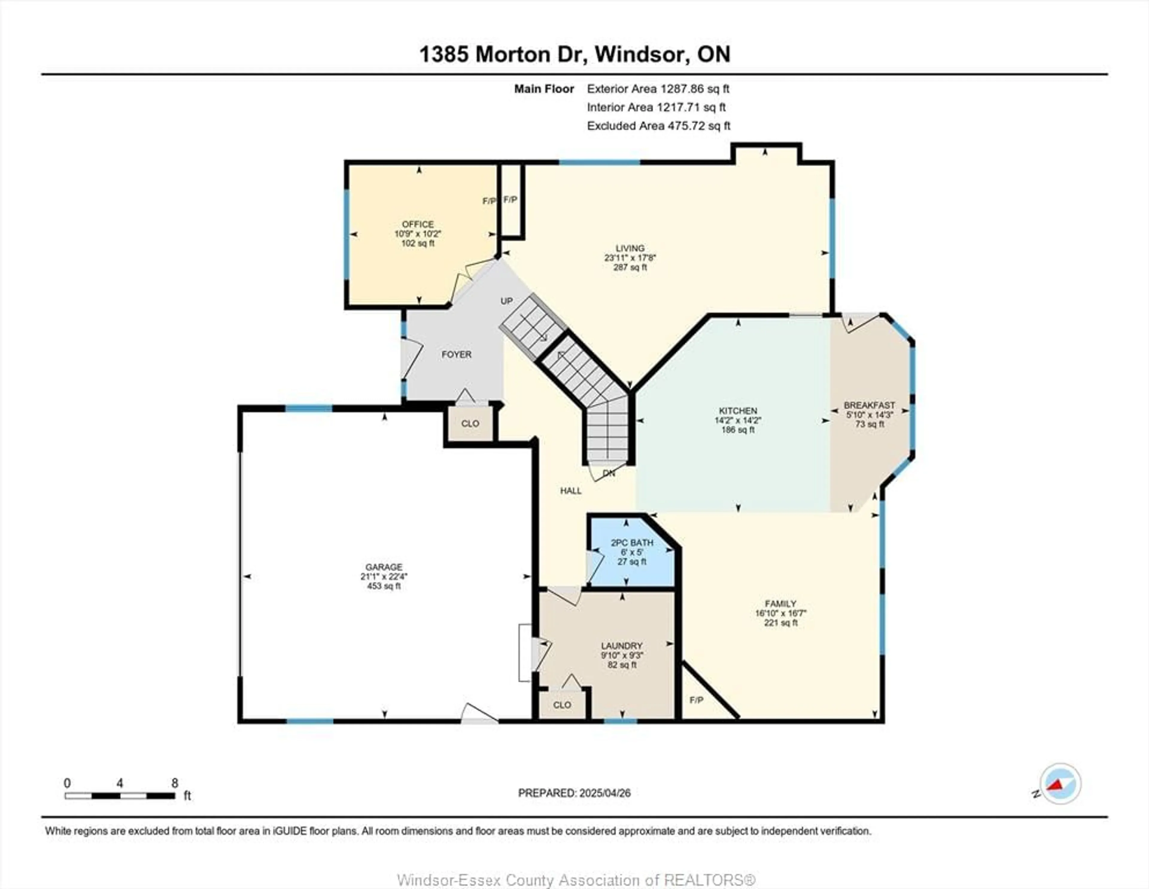 Floor plan for 1385 MORTON Dr, LaSalle Ontario N9J 3S9