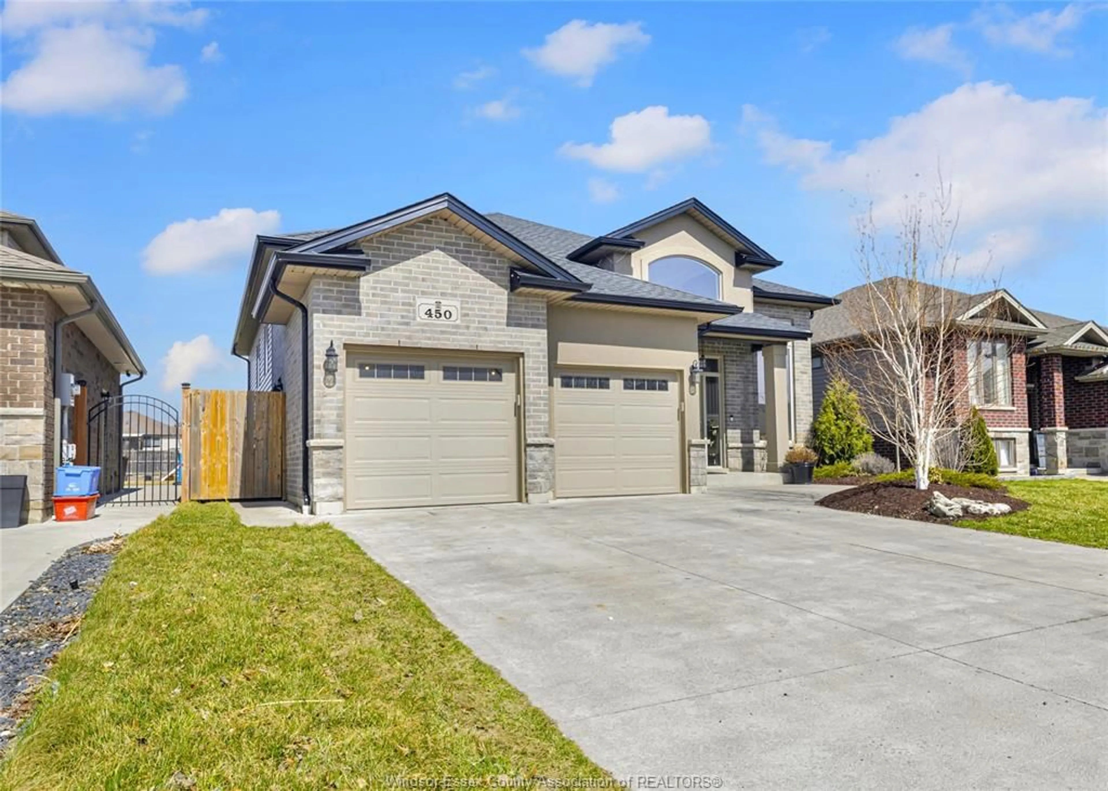 Home with brick exterior material, street for 450 Old Colony Trail, Amherstburg Ontario N9V 0A4