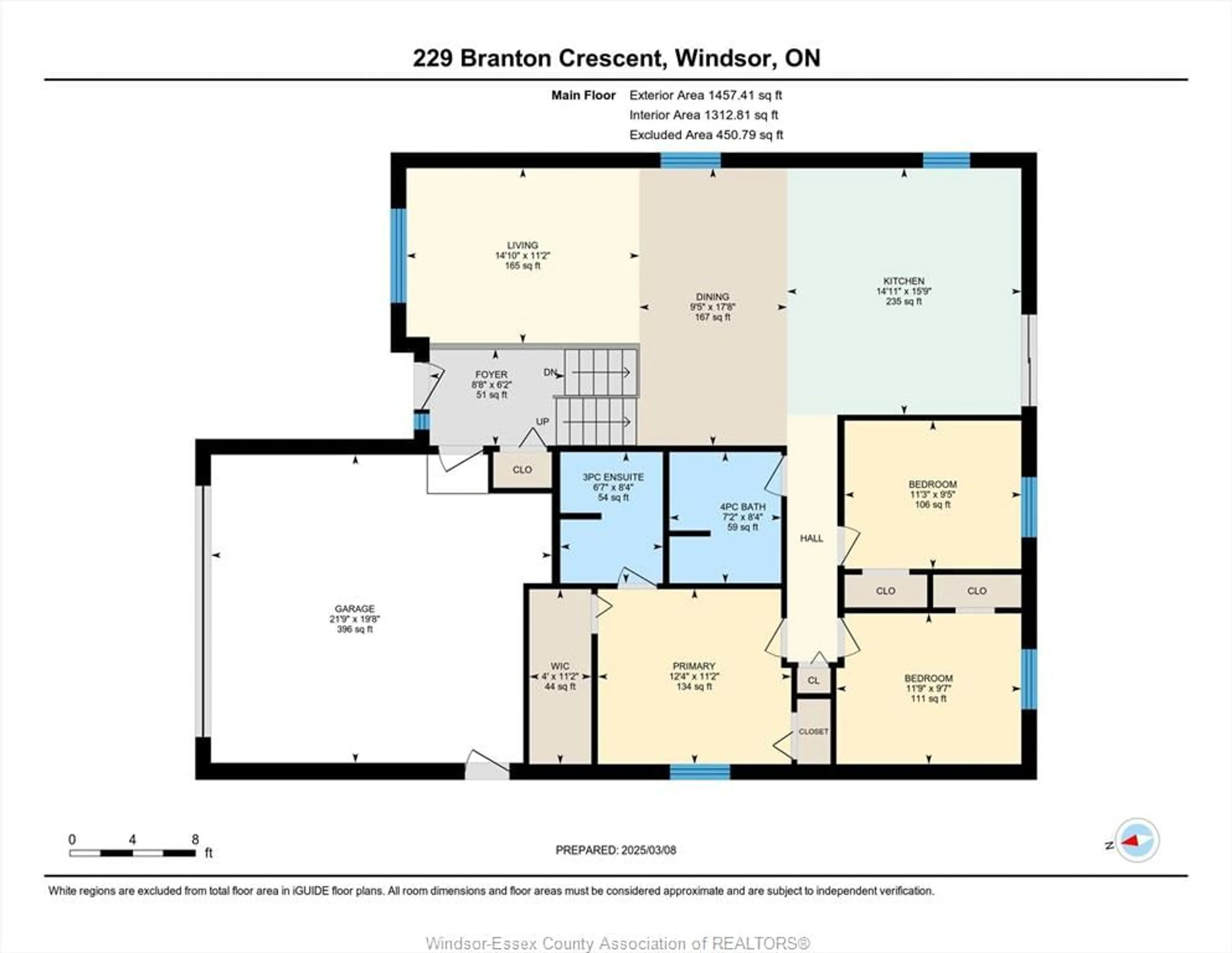 Floor plan for 229 Branton Cres, Lakeshore Ontario N9K 1G1