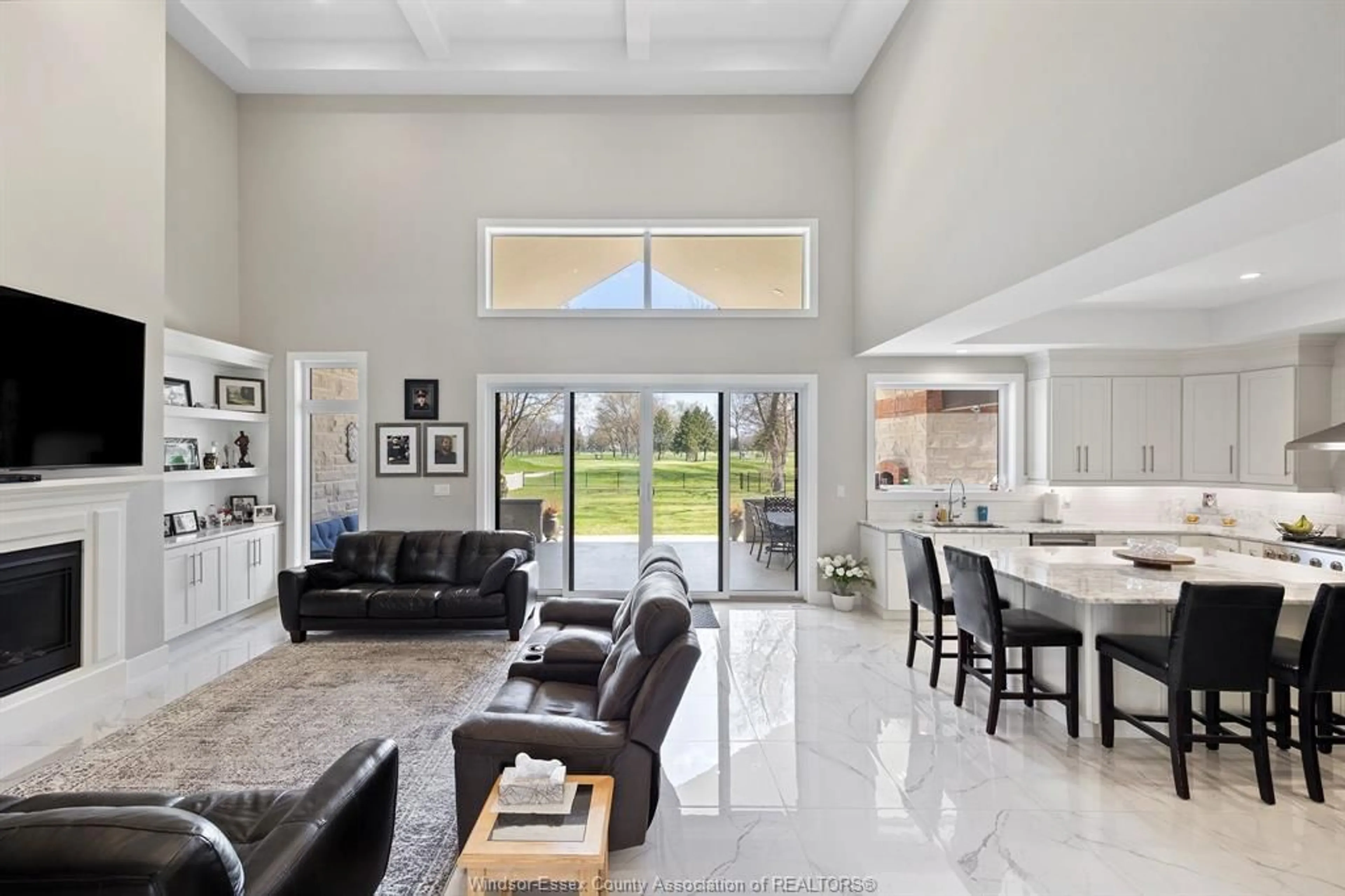 Living room with furniture, ceramic/tile floor for 1094 ROSELAND Dr, Windsor Ontario N9G 1T8
