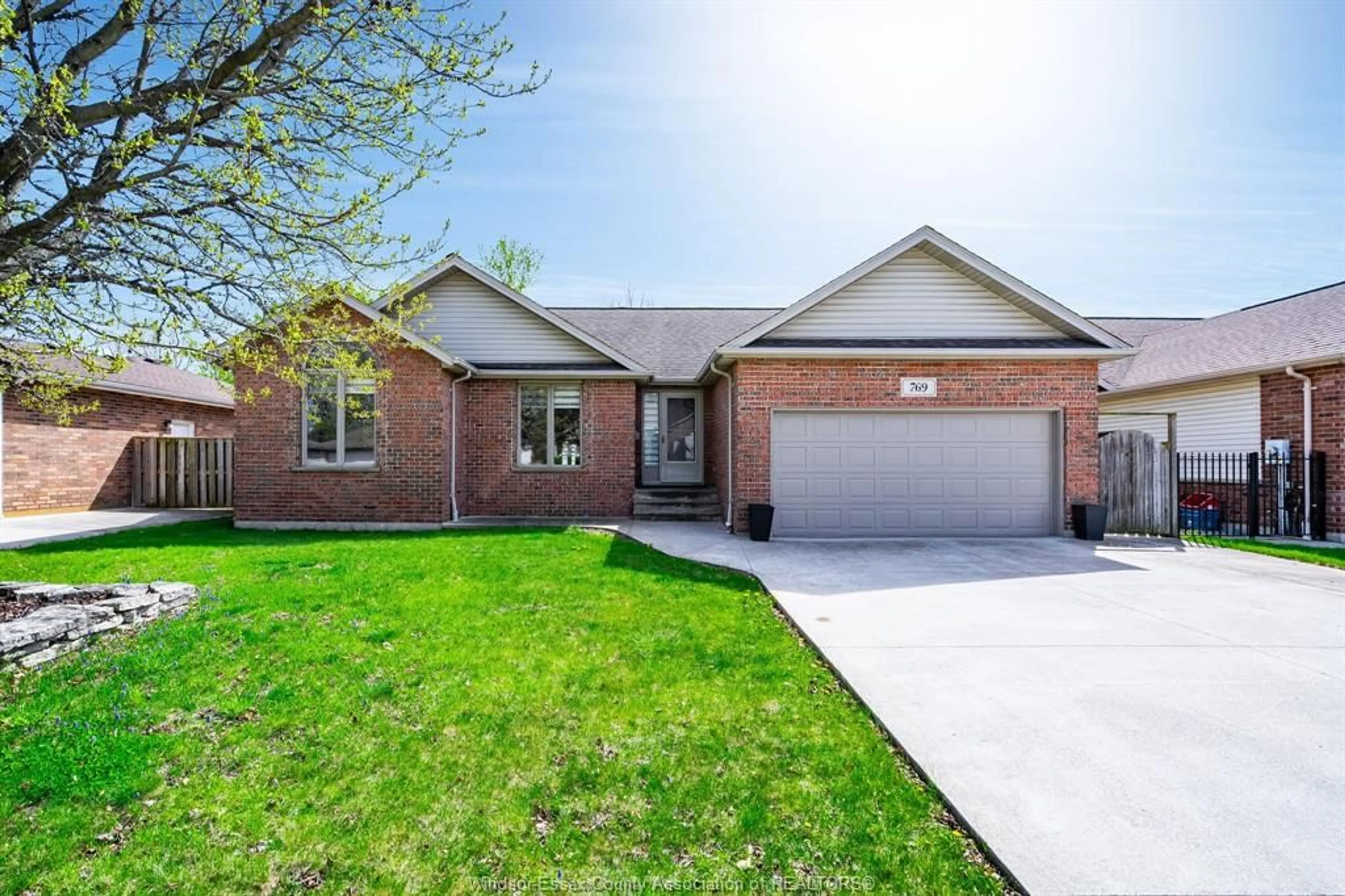 Home with brick exterior material, street for 769 RIVER Ave, LaSalle Ontario N9J 3K9