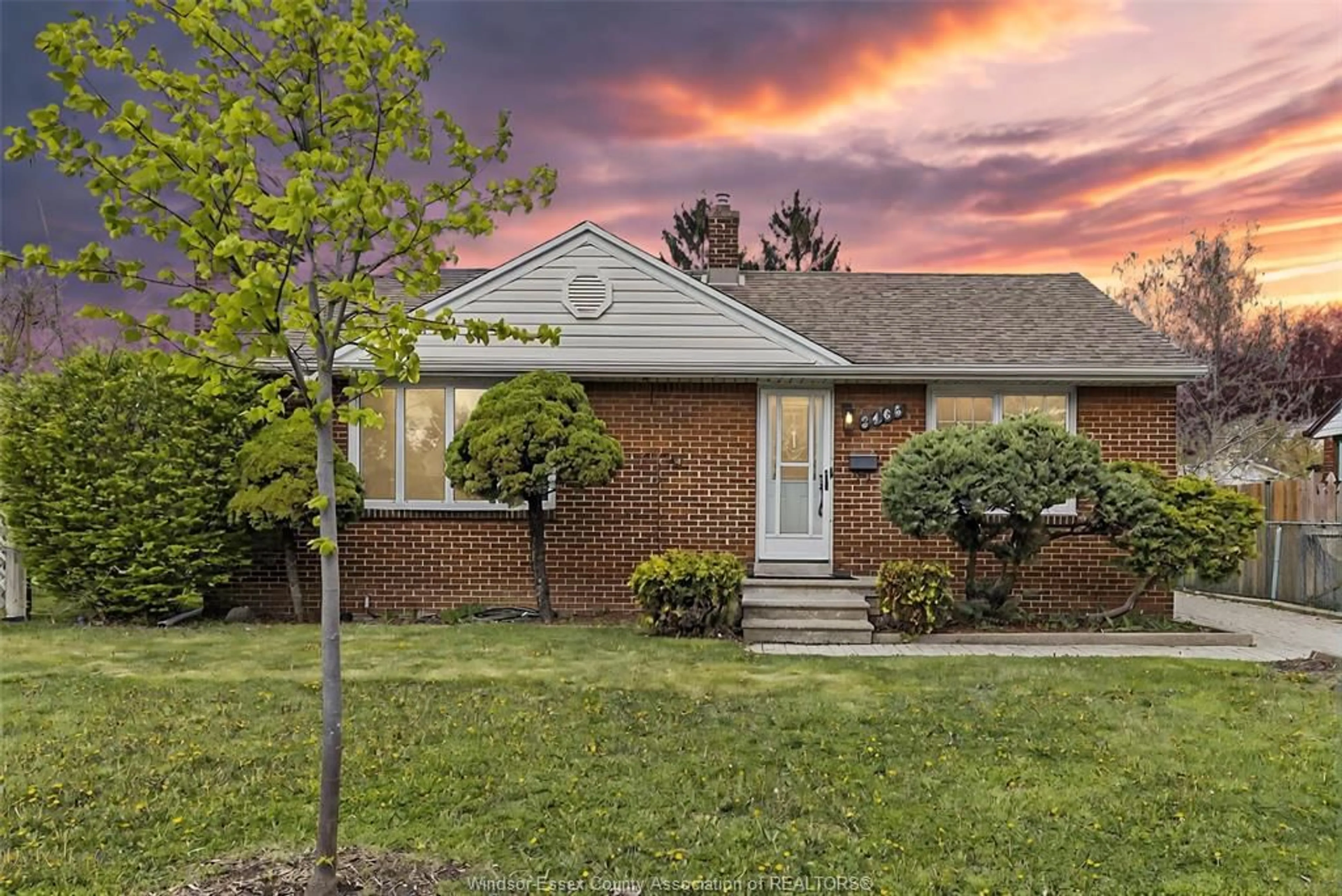 Home with brick exterior material, street for 2485 DOMINION, Windsor Ontario N9E 2M5