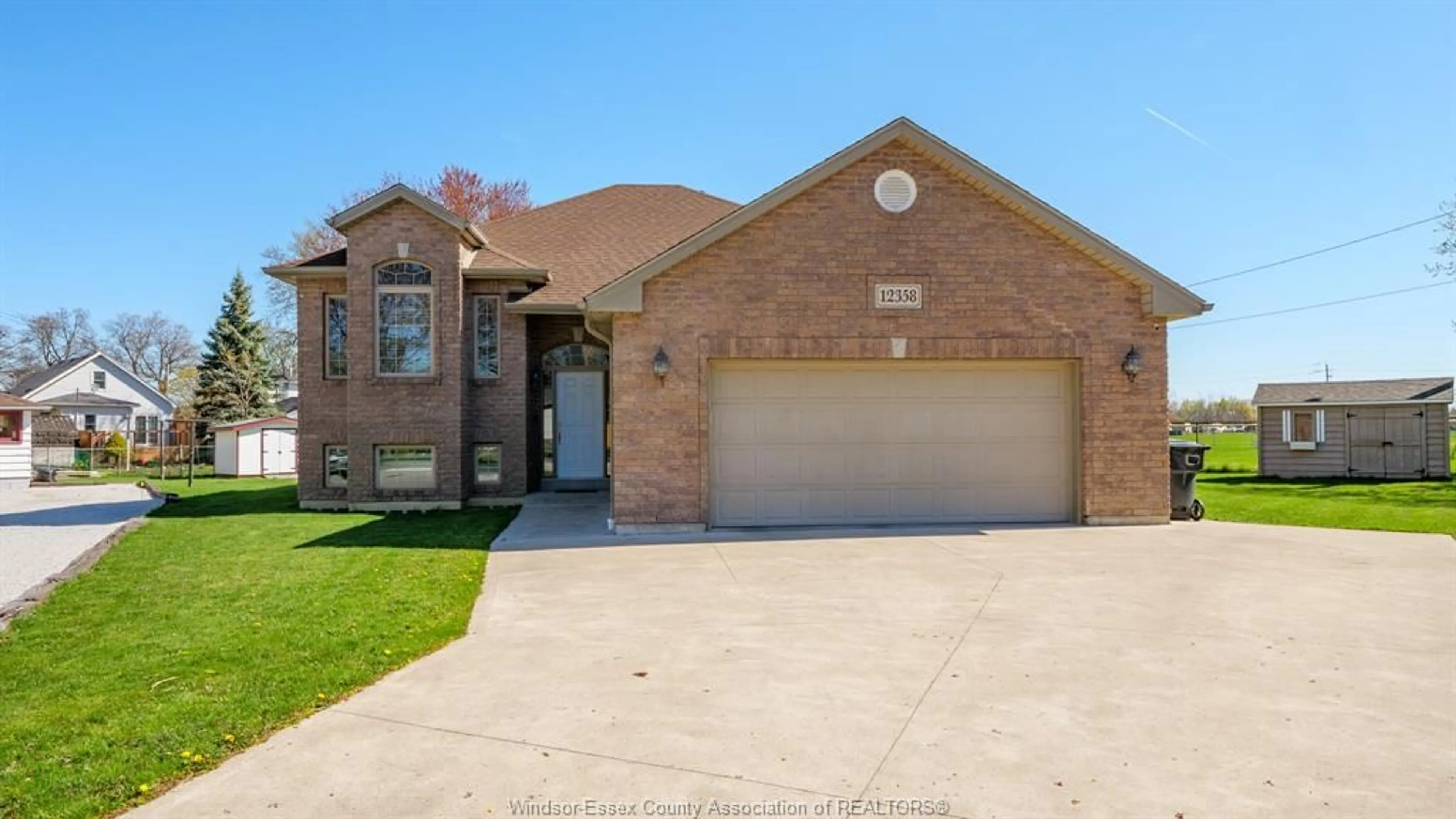 Home with brick exterior material, street for 12358 LACHANCE St, Tecumseh Ontario N8N 1L6