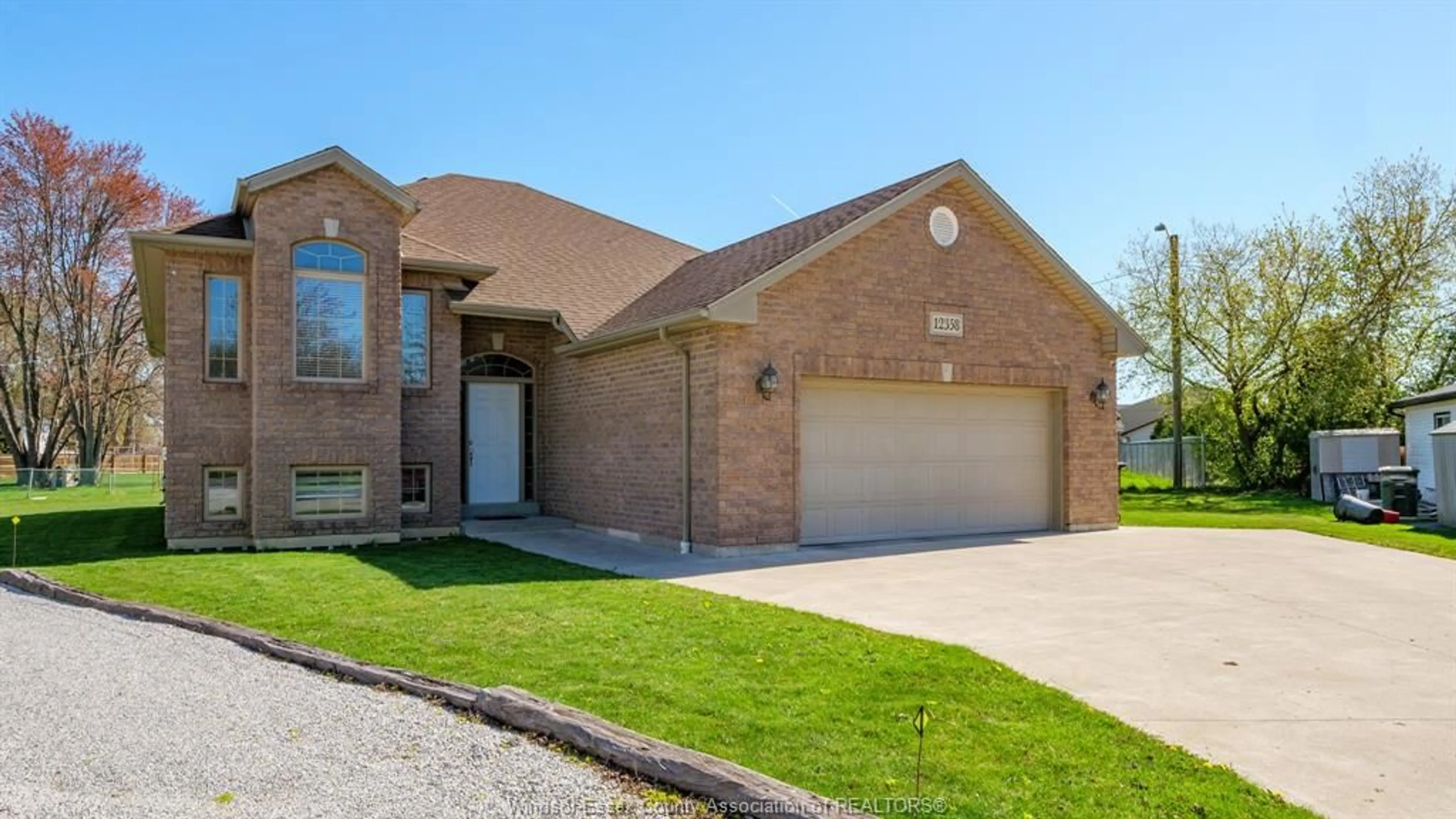 Home with brick exterior material, street for 12358 LACHANCE St, Tecumseh Ontario N8N 1L6