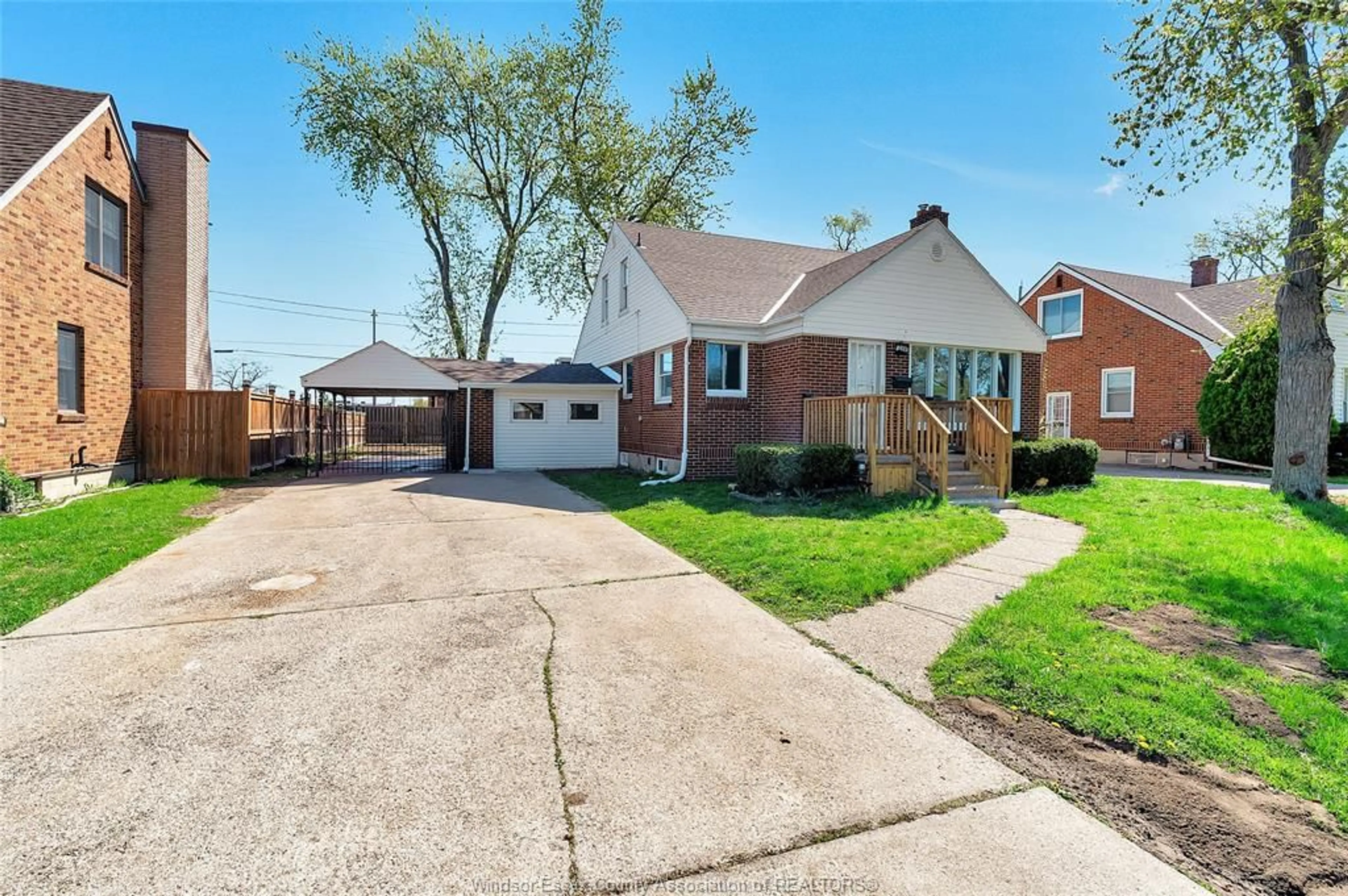 Home with brick exterior material, street for 3060 CHURCH, Windsor Ontario N9E 1T8