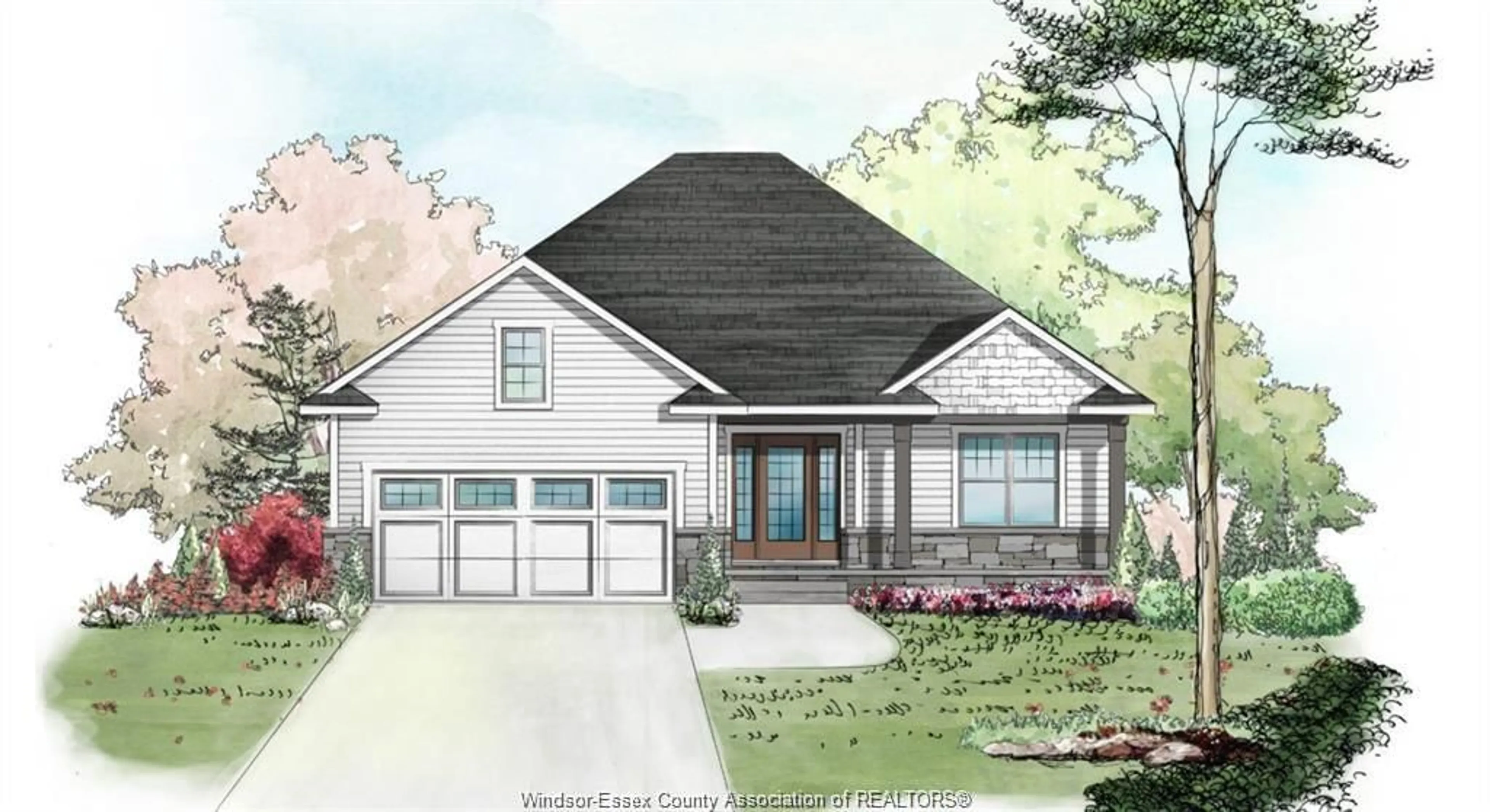 Home with brick exterior material, street for 101 WESTLAWN Dr, Essex Ontario N8M 1J1