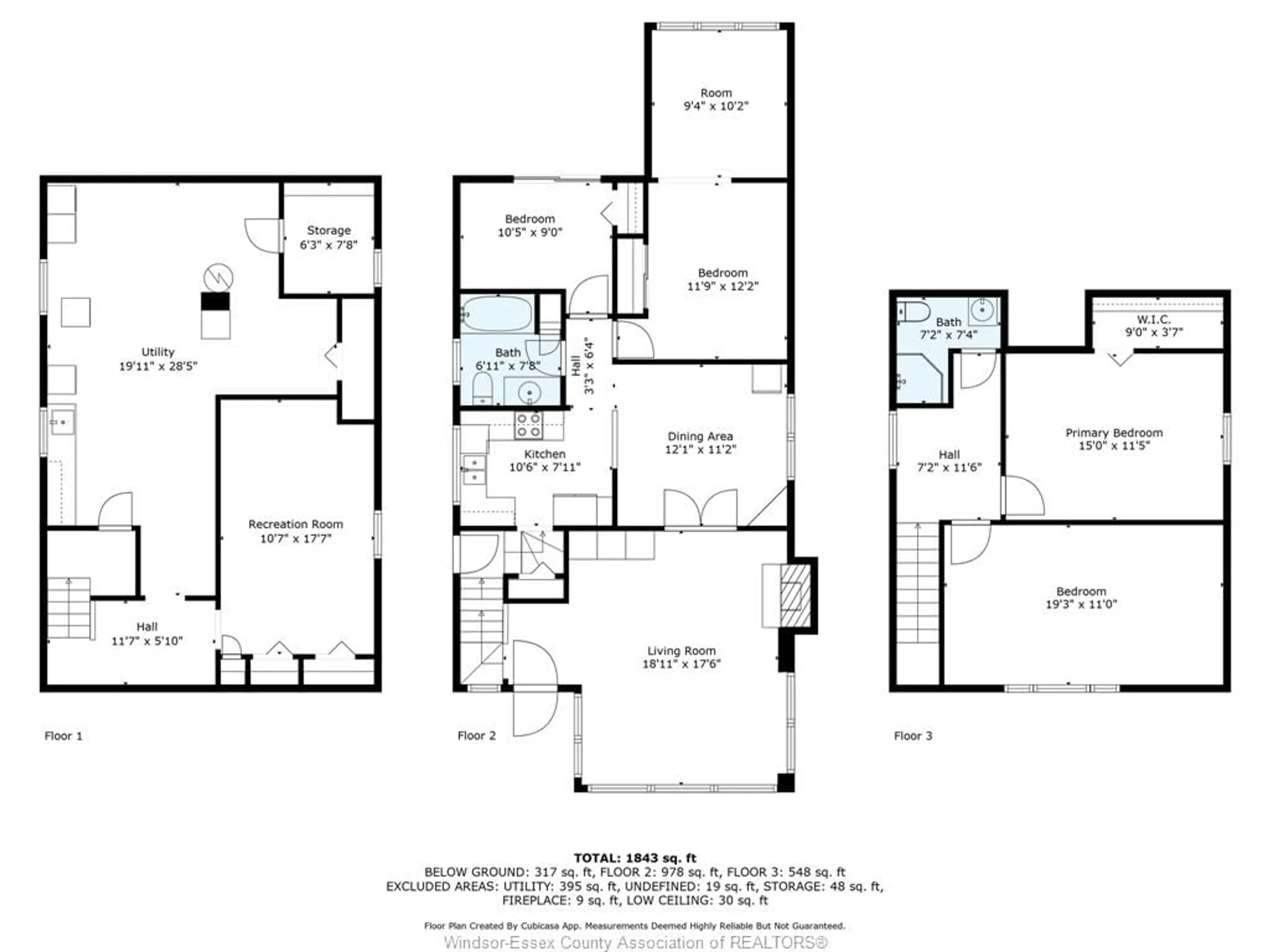 Floor plan for 882 Lawrence, Windsor Ontario N8Y 3Z7