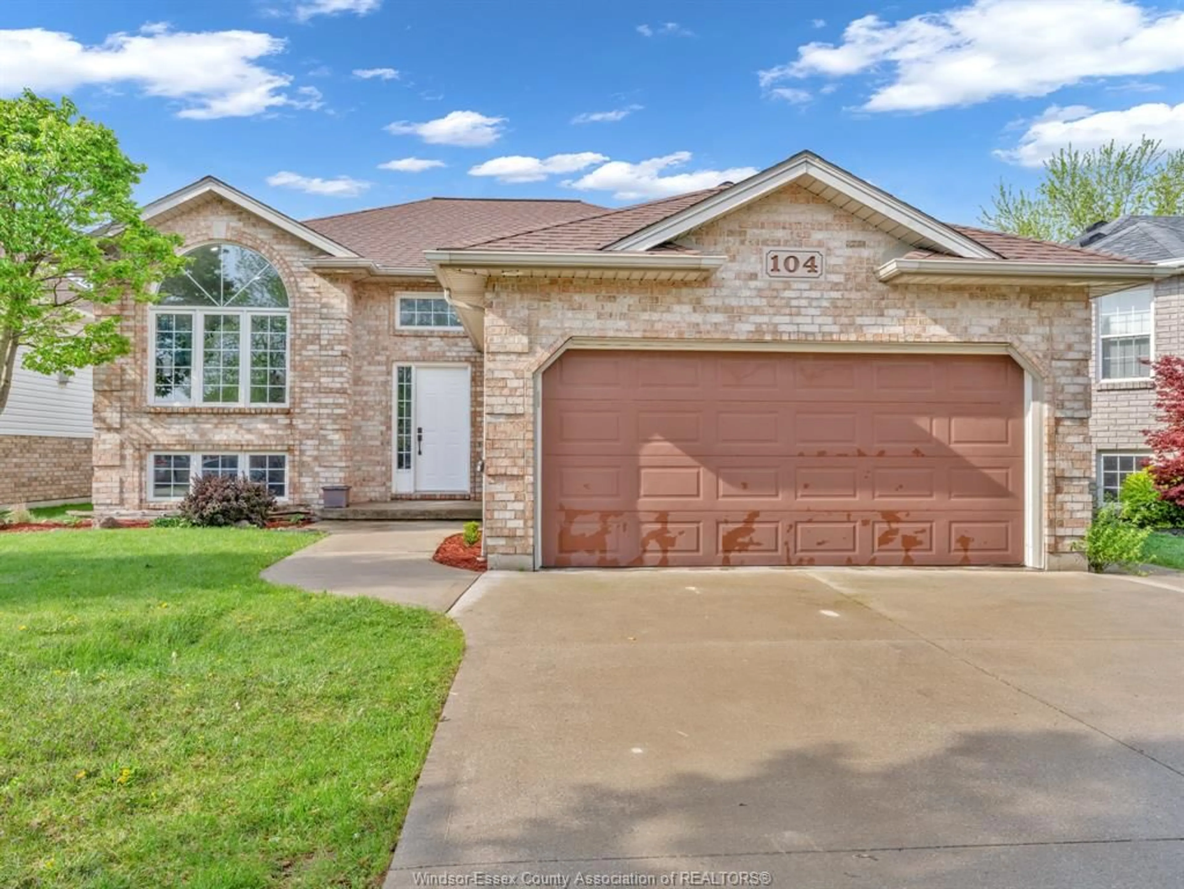 Home with brick exterior material, street for 104 MOUSSEAU Cres, Belle River Ontario N8L 0M5